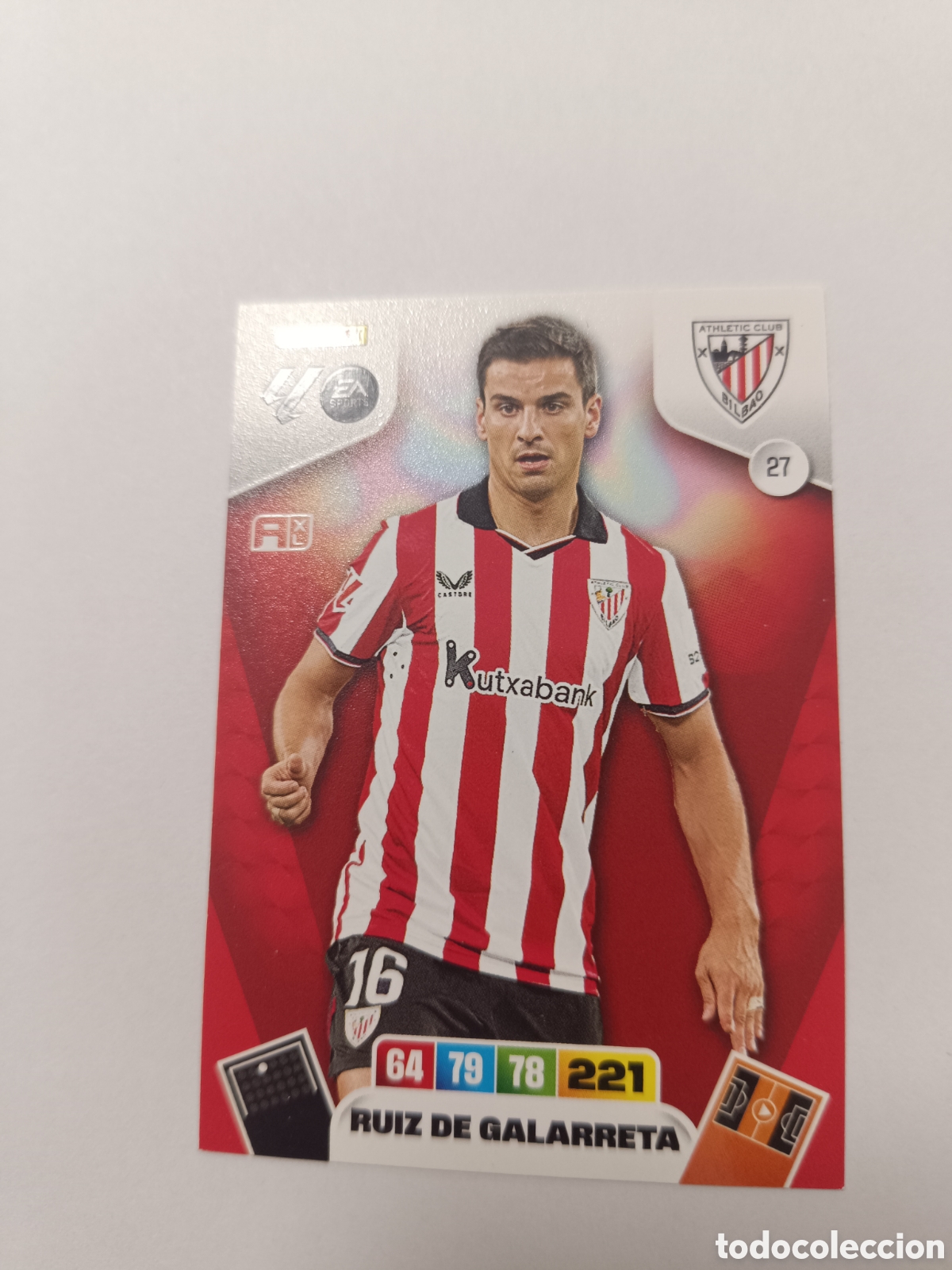 Cromos de f&uacute;tbol: Adrenalyn 25-26 athletic club Ruiz de galarreta 27