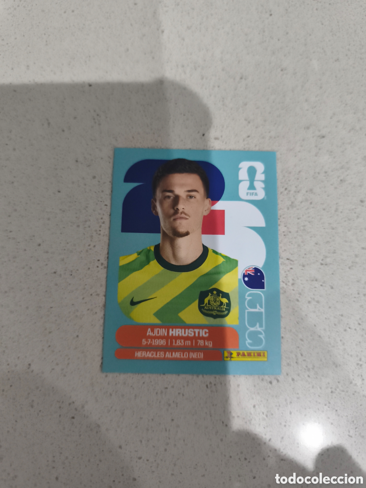Cartes &agrave; collectionner de Football: CROMO HRUSTIC AUSTRALIA. SET ACTUALIZACI&Oacute;N MUNDIAL 2026. PANINI.