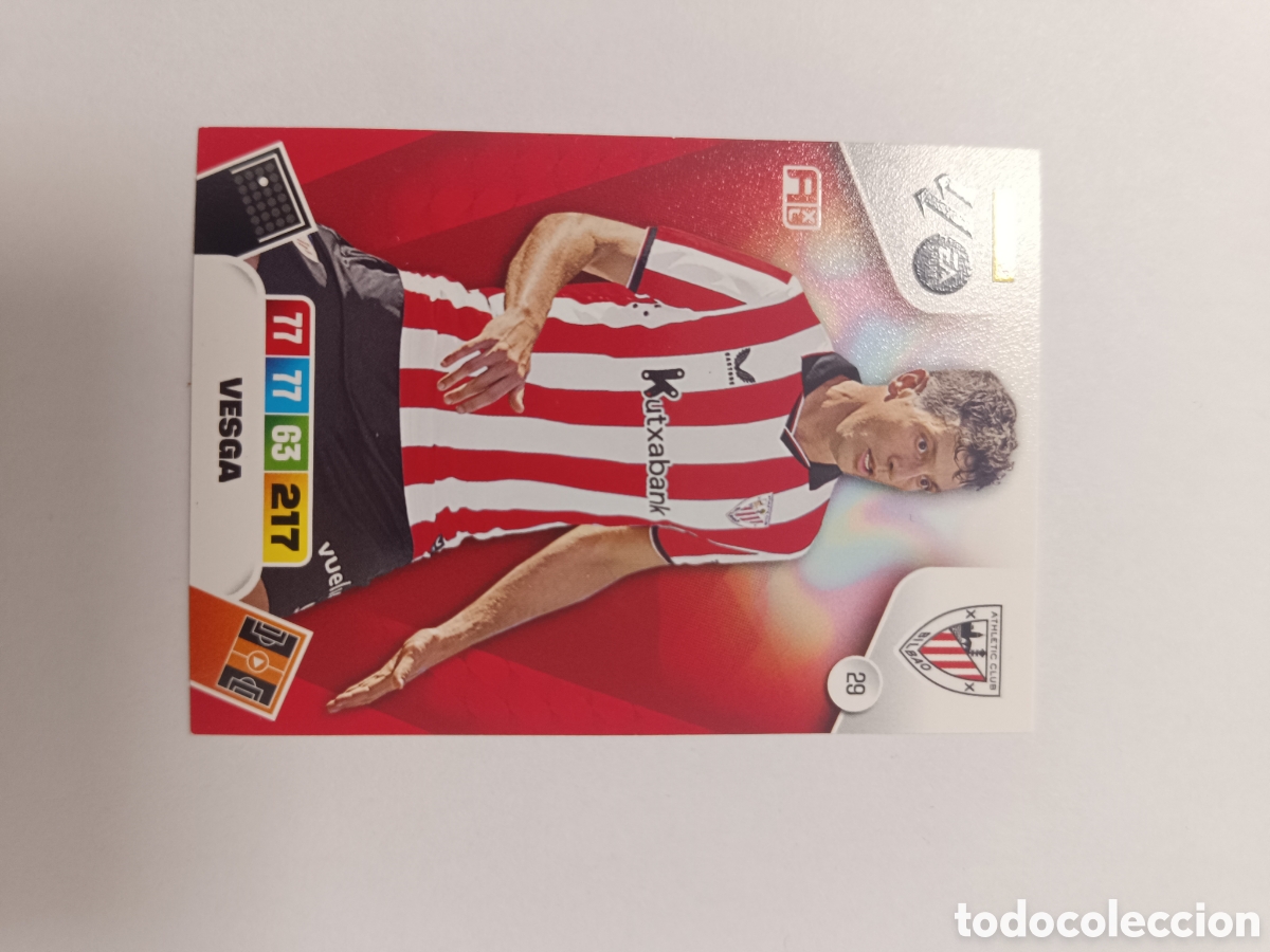 Cartes &agrave; collectionner de Football: Adrenalyn 25-26 athletic club vesga 29