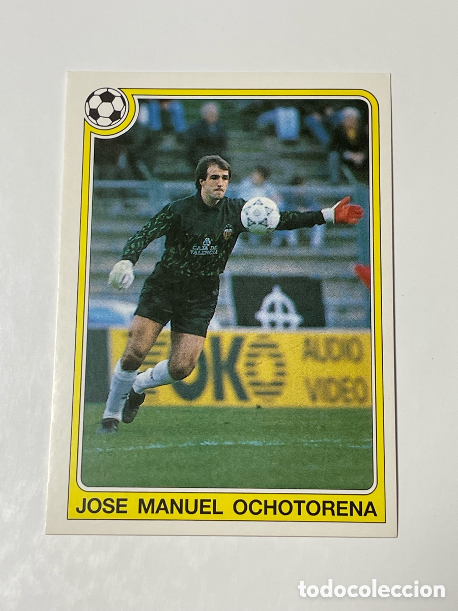 Cartes &agrave; collectionner de Football: Jos&eacute; Manuel Ochotorena Valencia Panini 92/93 #48