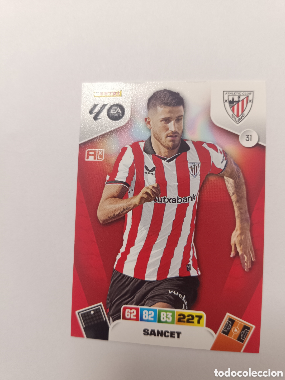 Cromos de f&uacute;tbol: Adrenalyn 25-26 athletic club sancet 31