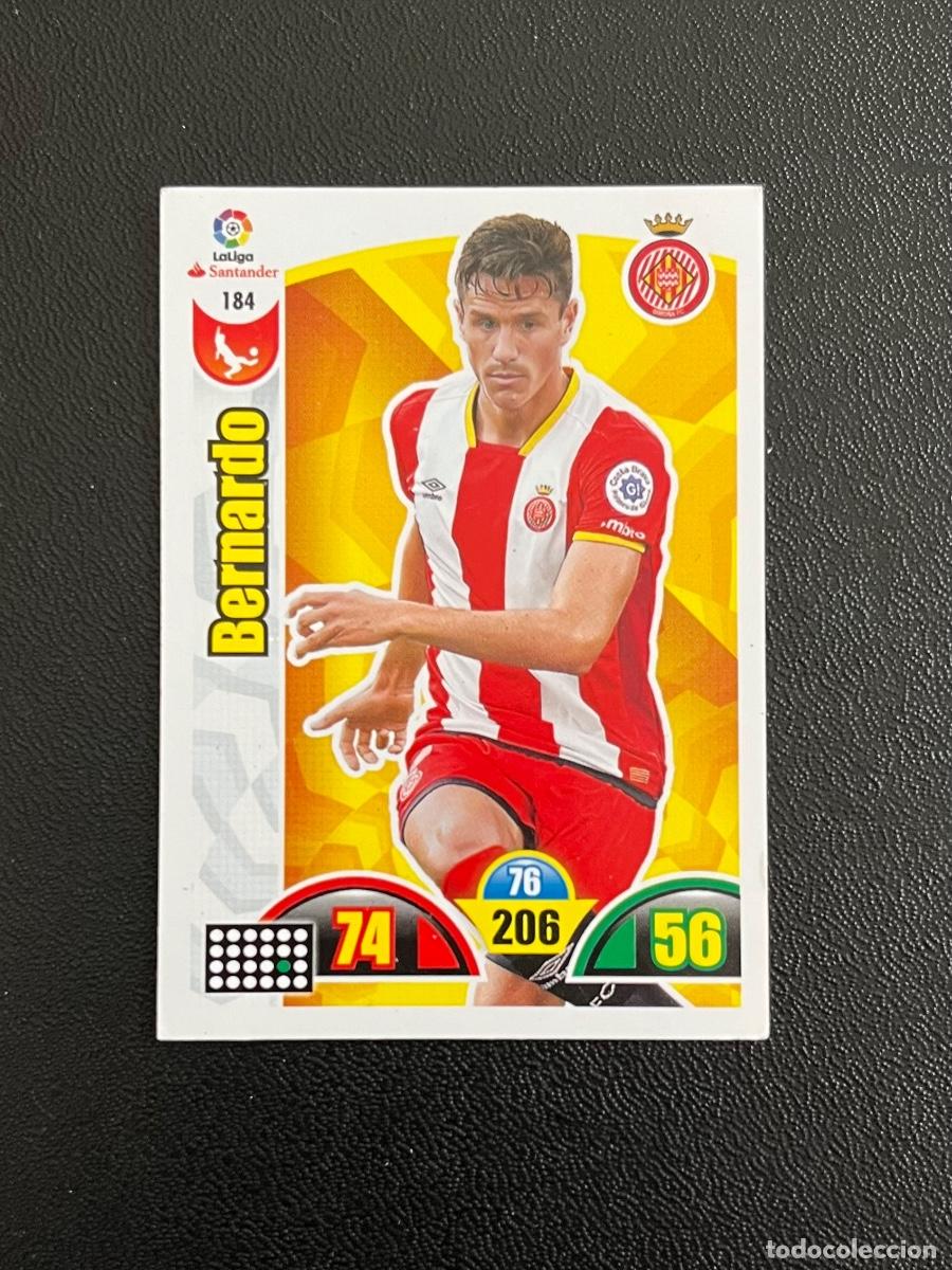 Cromos de f&uacute;tbol: 184 BERNARDO GIRONA FC ADRENALYN 2017 2018 CROMO PANINI LA LIGA SANTANDER 17 18