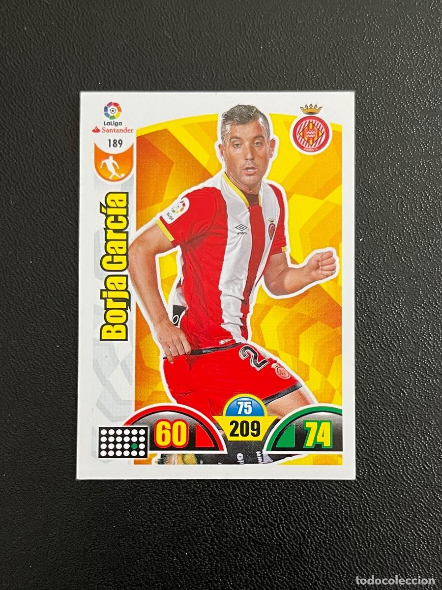 Cromos de f&uacute;tbol: 189 BORJA GARC&Iacute;A GIRONA FC ADRENALYN 2017 2018 CROMO PANINI LA LIGA SANTANDER 17 18