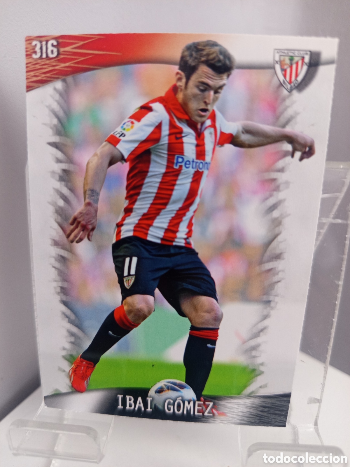 Football Stickers: ❇️ CROMO ⚽ IBAI G&Oacute;MEZ ATHLETIC DE BILBAO 316 FICHAS LIGA QUIZ 2014 13 14 2013 2014 MUNDICROMO ❇️