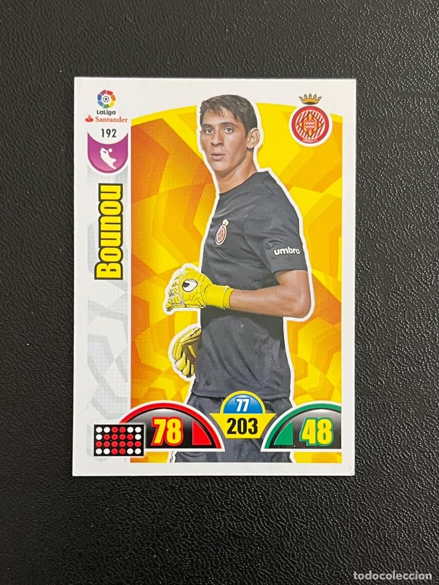 Cromos de f&uacute;tbol: 192 BOUNOU GIRONA FC ADRENALYN 2017 2018 CROMO PANINI LA LIGA SANTANDER 17 18