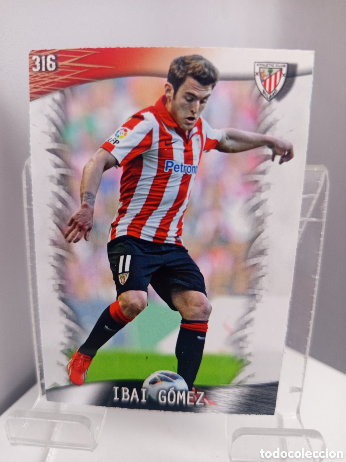 Football Stickers: ❇️ CROMO ⚽ IBAI G&Oacute;MEZ ATHLETIC DE BILBAO 316 FICHAS LIGA QUIZ 2014 13 14 2013 2014 MUNDICROMO ❇️