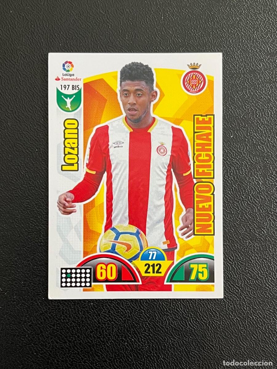 Football Stickers: 197 BIS CHOCO LOZANO GIRONA FC ADRENALYN 2017 2018 CROMO PANINI LA LIGA SANTANDER 17 18
