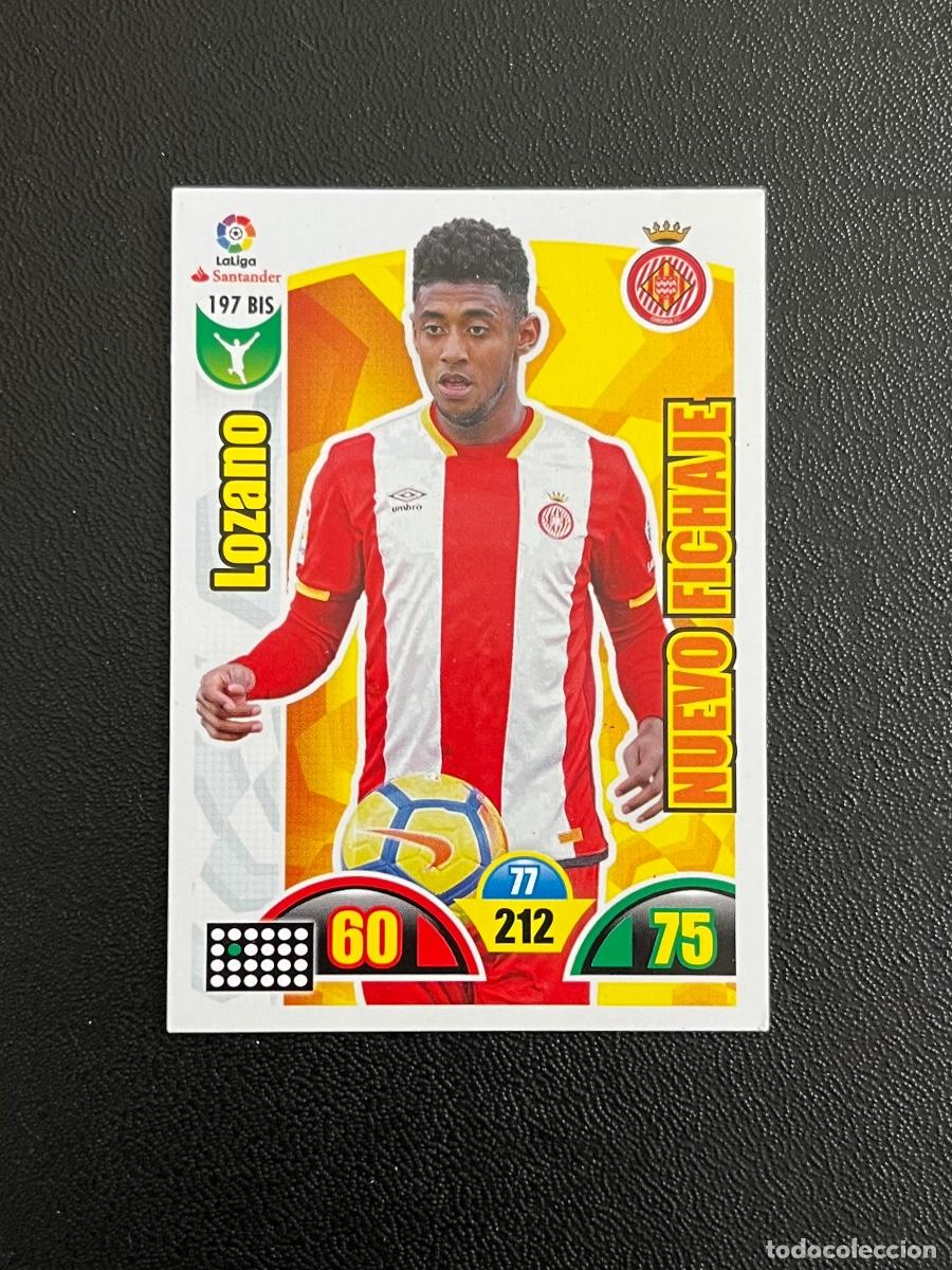 Football Stickers: 197 BIS LOZANO GIRONA FC ADRENALYN 2017 2018 CROMO PANINI LA LIGA SANTANDER 17 18