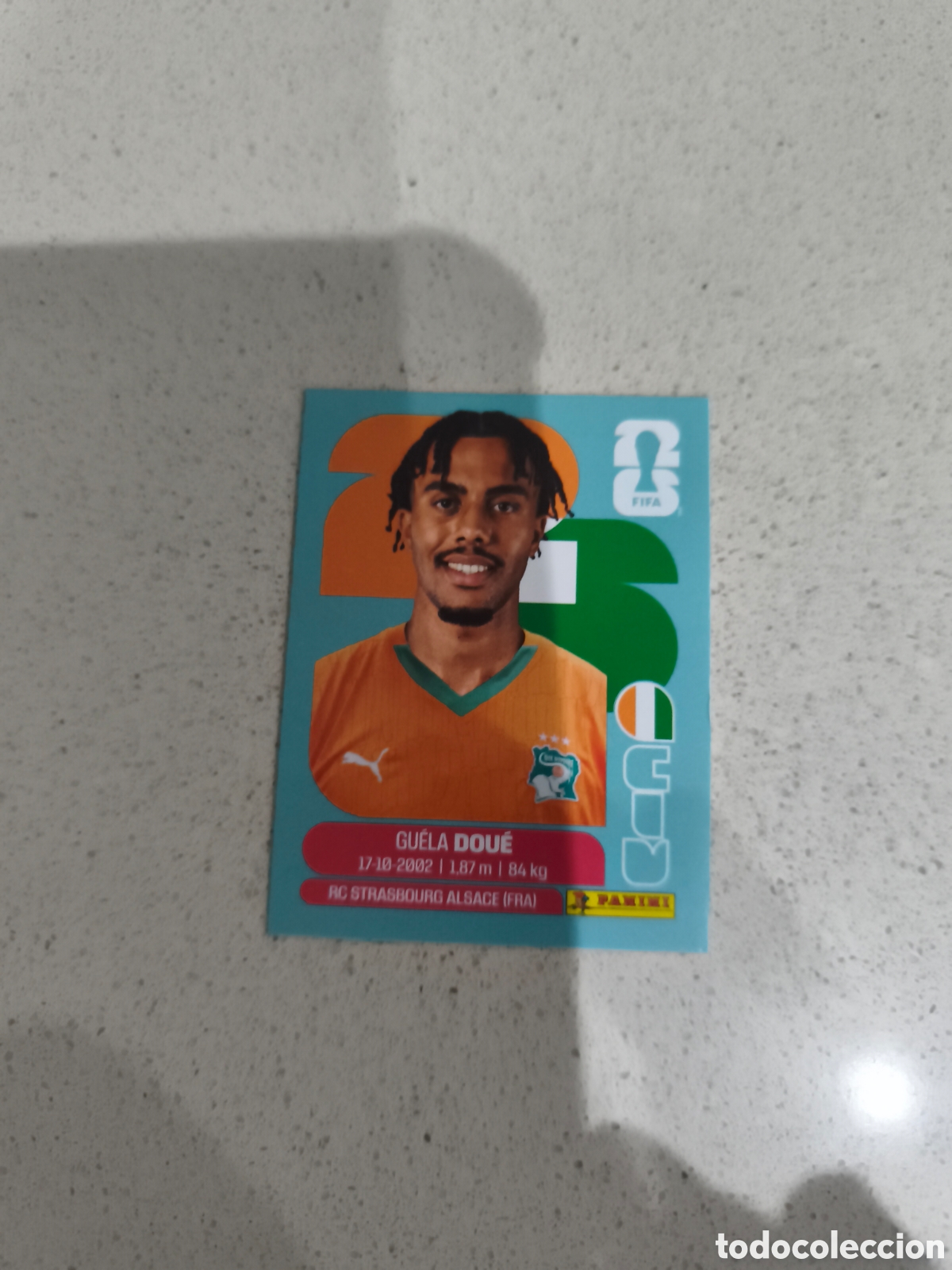 Football Stickers: CROMO DOU&Eacute; COSTA DE MARFIL. SET ACTUALIZACI&Oacute;N MUNDIAL 2026. PANINI.