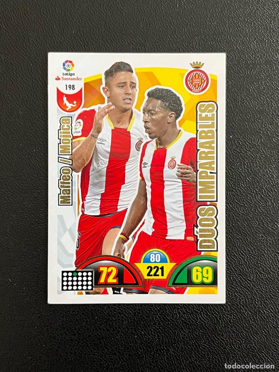 Cromos de f&uacute;tbol: 198 MAFFEO MOJICA D&Uacute;OS IMPARABLES GIRONA FC ADRENALYN 2017 2018 CROMO PANINI LA LIGA SANTANDER 17 18