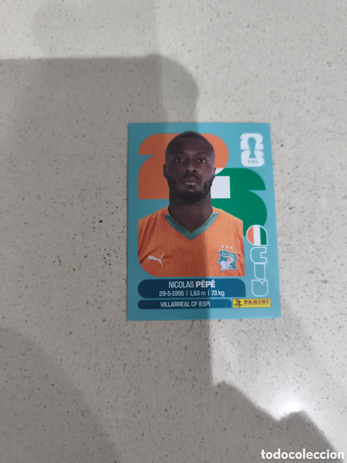 Cromos de f&uacute;tbol: CROMO P&Eacute;P&Eacute; COSTA DE MARFIL. SET ACTUALIZACI&Oacute;N MUNDIAL 2026. PANINI.