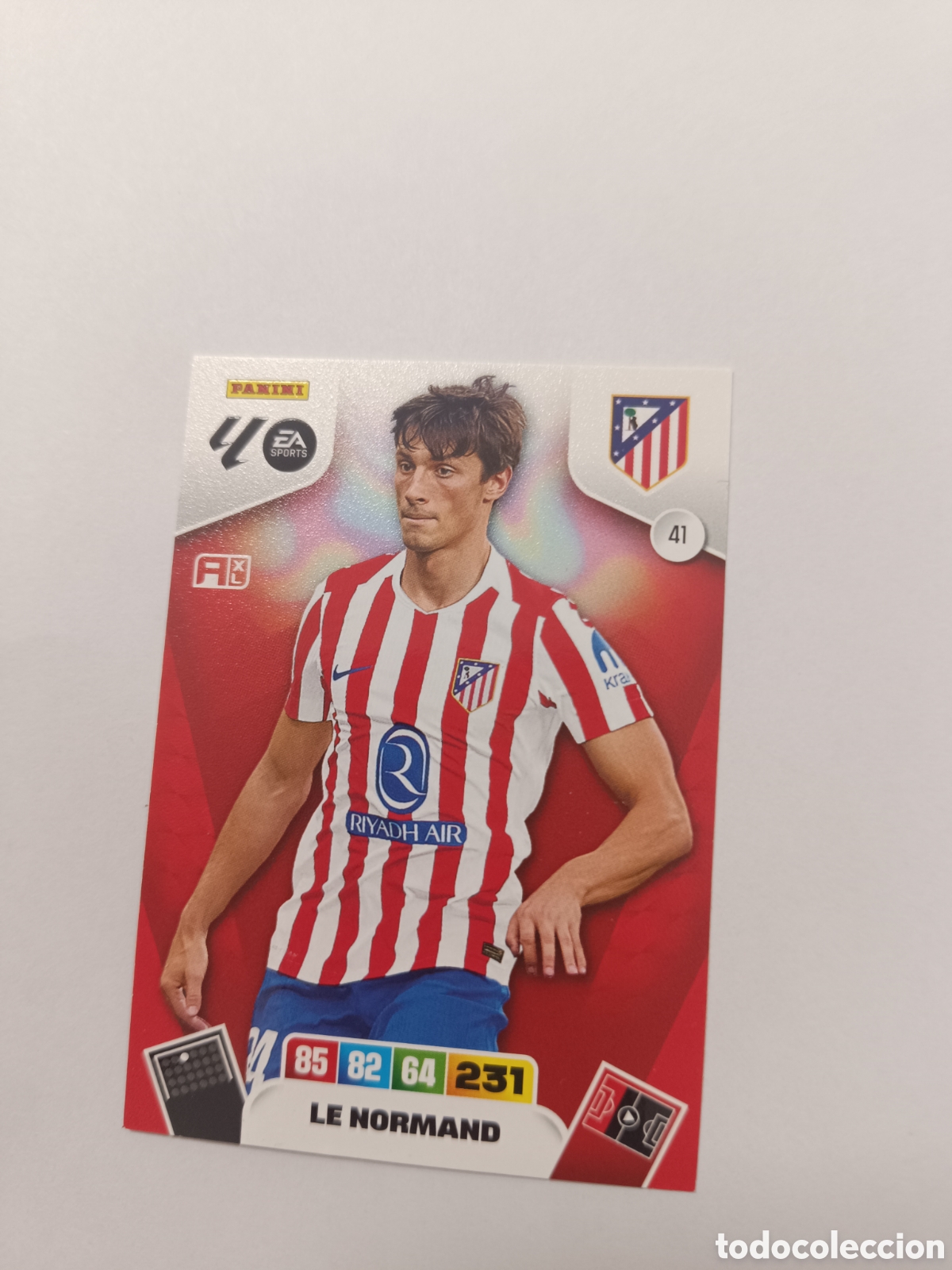 Cromos de f&uacute;tbol: Adrenalyn 25-26 atletico de Madrid le normand 41