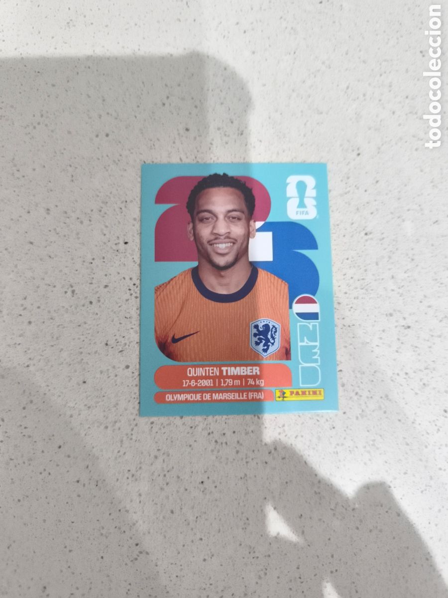 Cromos de f&uacute;tbol: CROMO TIMBER PAISES BAJOS. SET ACTUALIZACI&Oacute;N MUNDIAL 2026. PANINI.