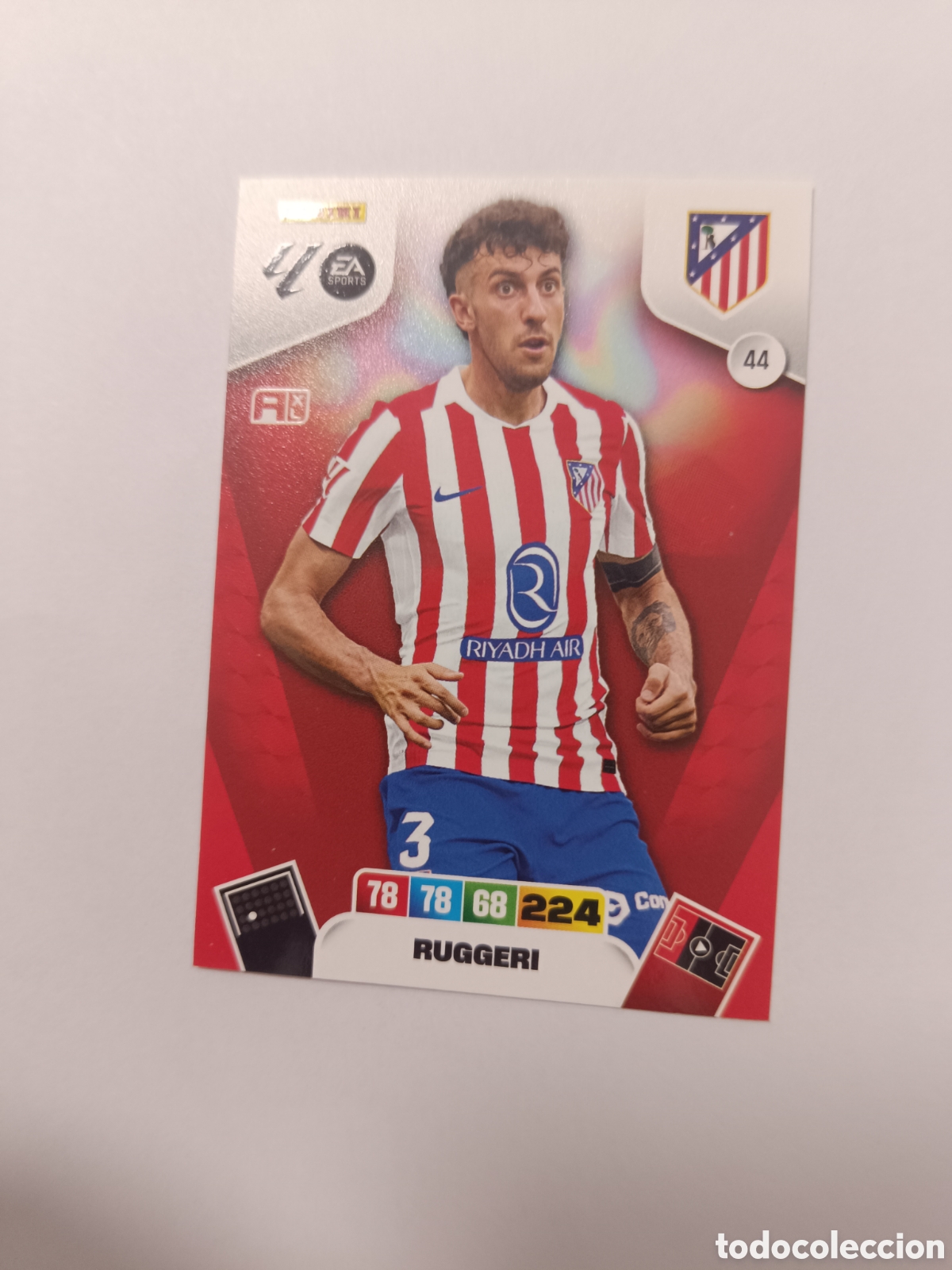 Cromos de f&uacute;tbol: Adrenalyn 25-26 atletico de Madrid 44 ruggeri