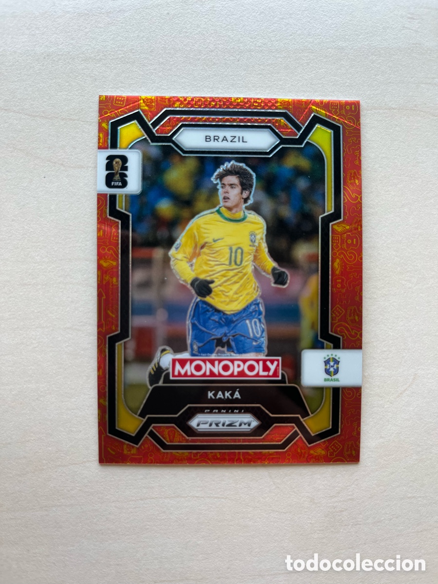 Cromos de f&uacute;tbol: Kak&aacute; Paralelo Naranja Prizm Monopoly Mundial 2026 - Brasil