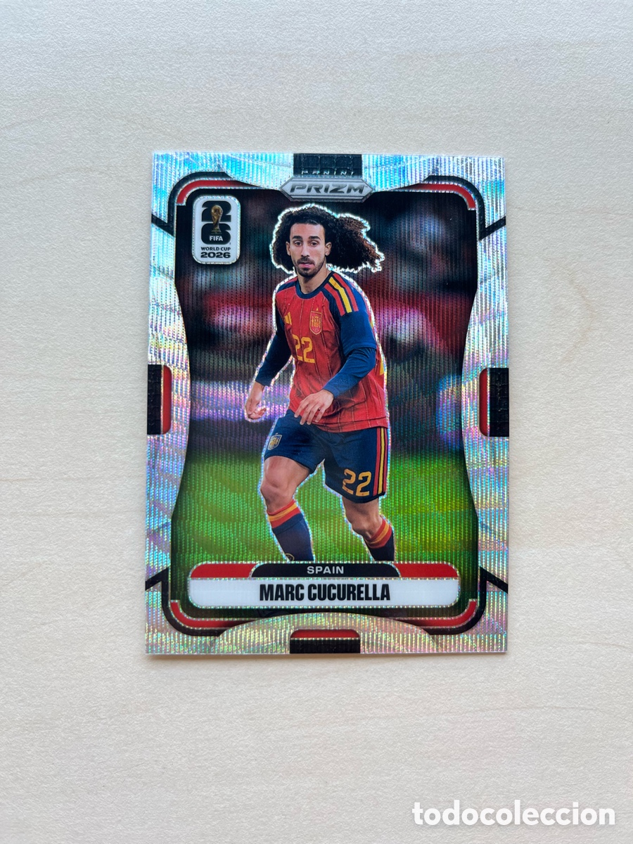 Cromos de f&uacute;tbol: Cucurella Paralelo Prizm Mundial 2026 - Espa&ntilde;a