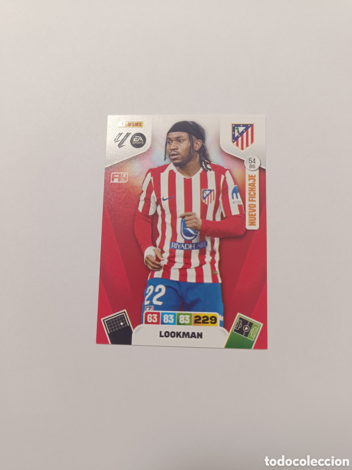 Cromos de f&uacute;tbol: Adrenalyn 25-26 atletico de Madrid lookman 54 bis