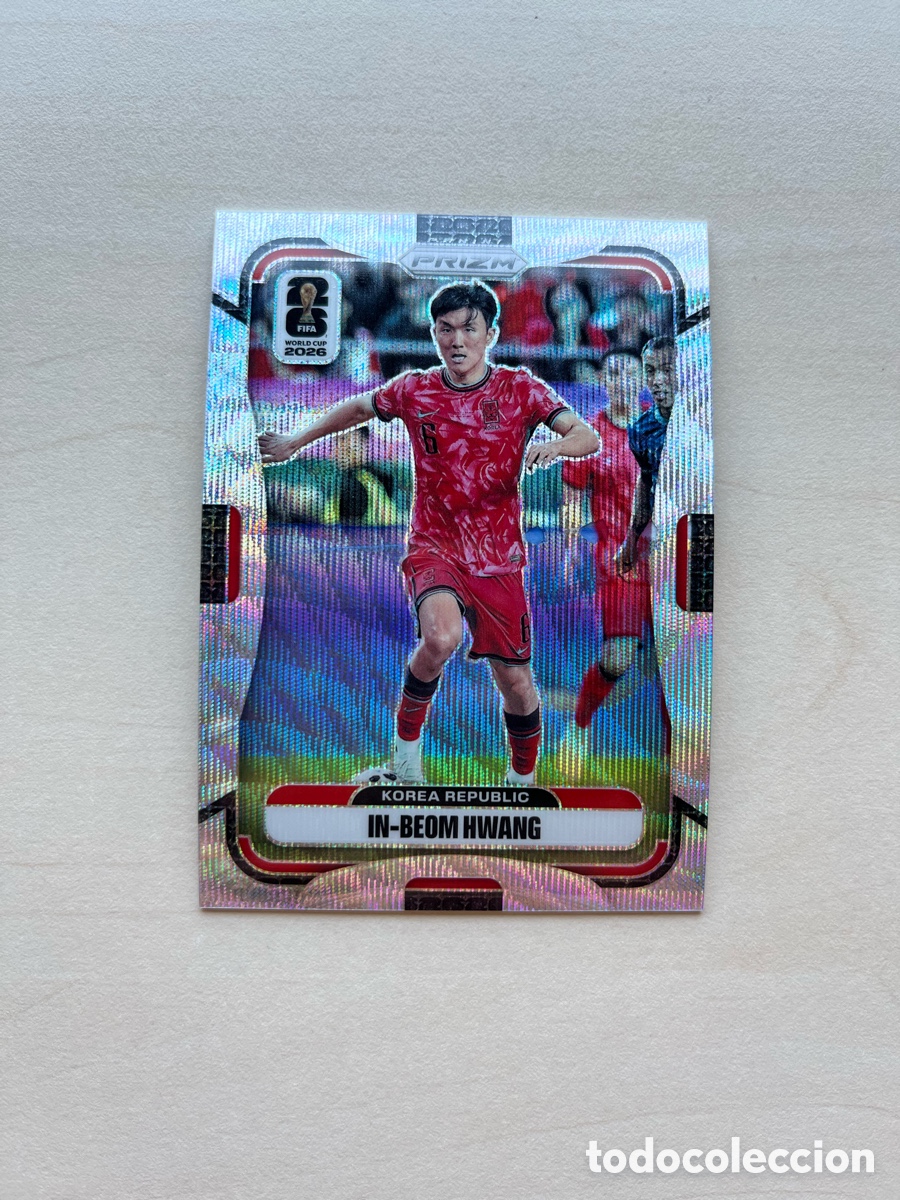 Cromos de f&uacute;tbol: In-Beom Hwang Paralelo Prizm Mundial 2026 - Korea