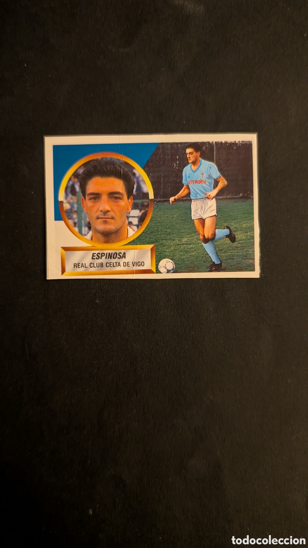 Football Stickers: ESPINOSA CELTA FICHAJE 2 LIGA ESTE 1988/89 88 89 RECORTADO RECUPERADO