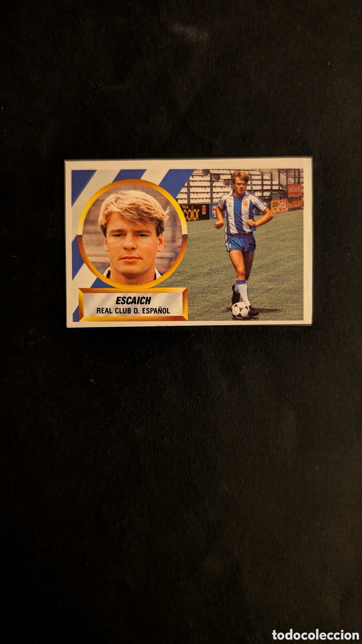 Football Stickers: ESCAICH ESPA&Ntilde;OL FICHAJE 3 LIGA ESTE 1988/89 88 89 RECORTADO RECUPERADO