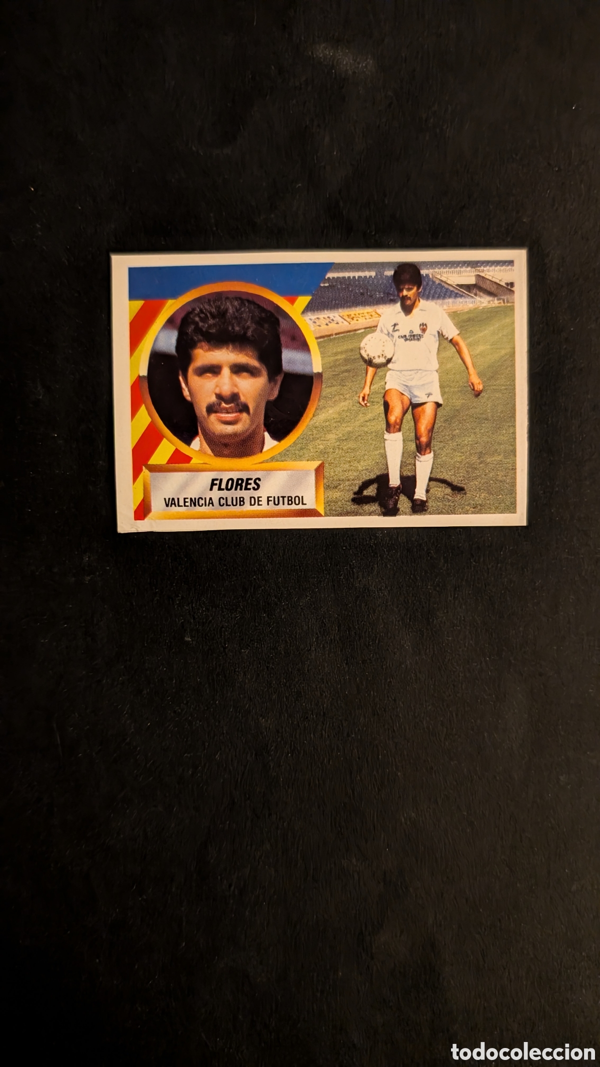 Football Stickers: FLORES VALENCIA FICHAJE 8 LIGA ESTE 1988/89 88 89 RECORTADO RECUPERADO