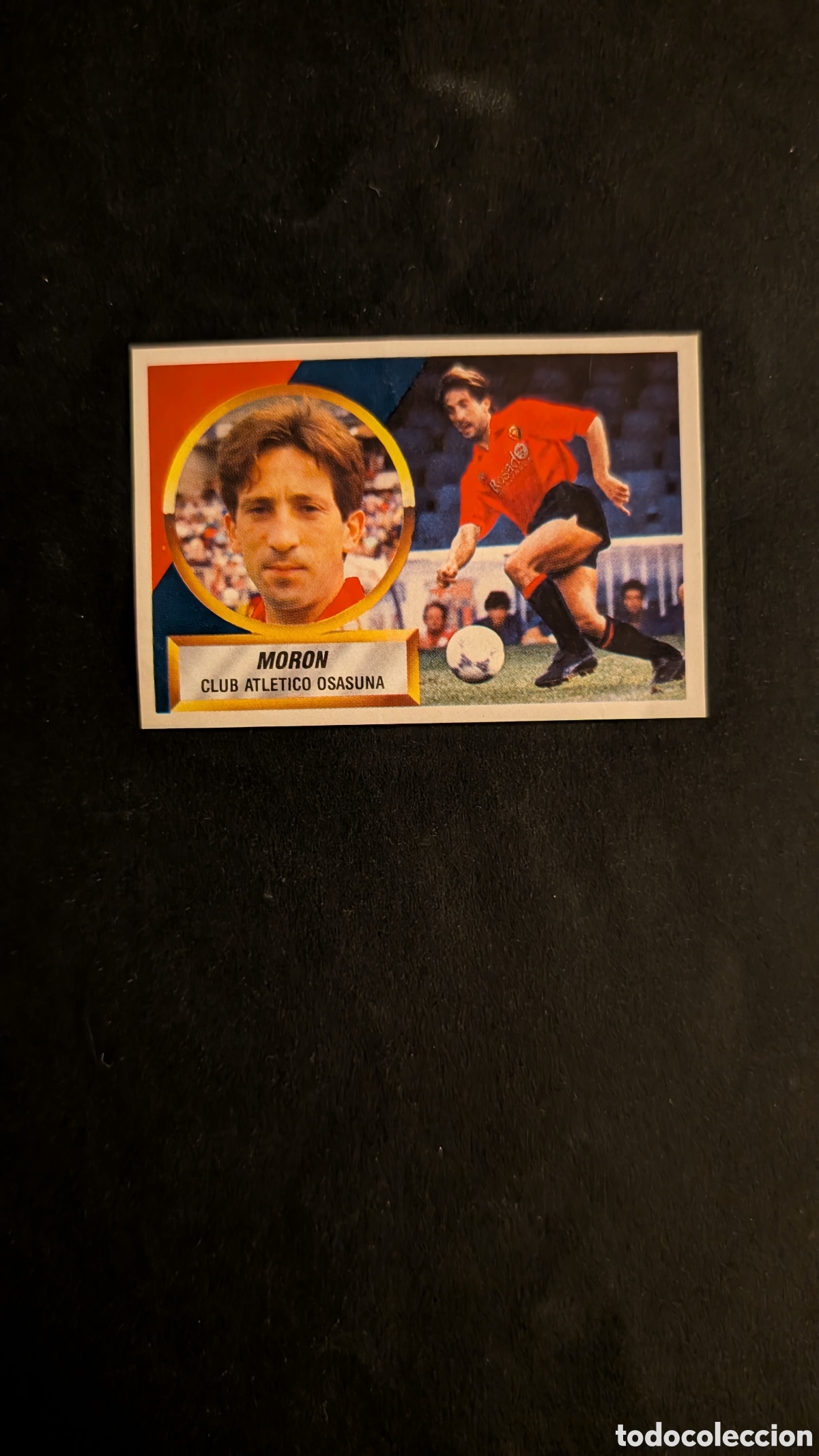 Cromos de f&uacute;tbol: MORON OSASUNA FICHAJE 19 LIGA ESTE 1988/89 88 89 RECORTADO RECUPERADO