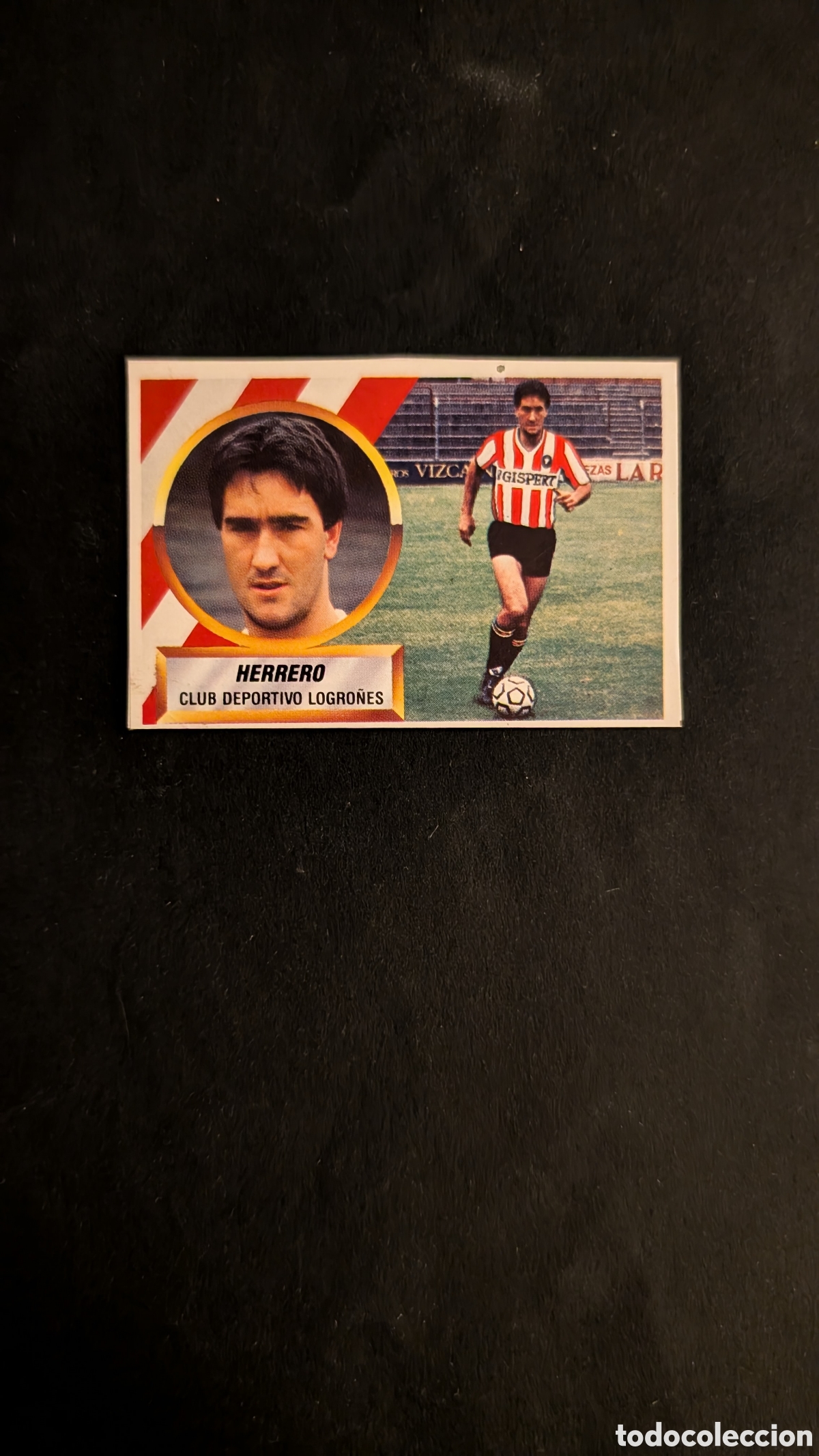 Football Stickers: HERRERO LOGRO&Ntilde;ES COLOCA LIGA ESTE 1988/89 88 89 RECORTADO RECUPERADO