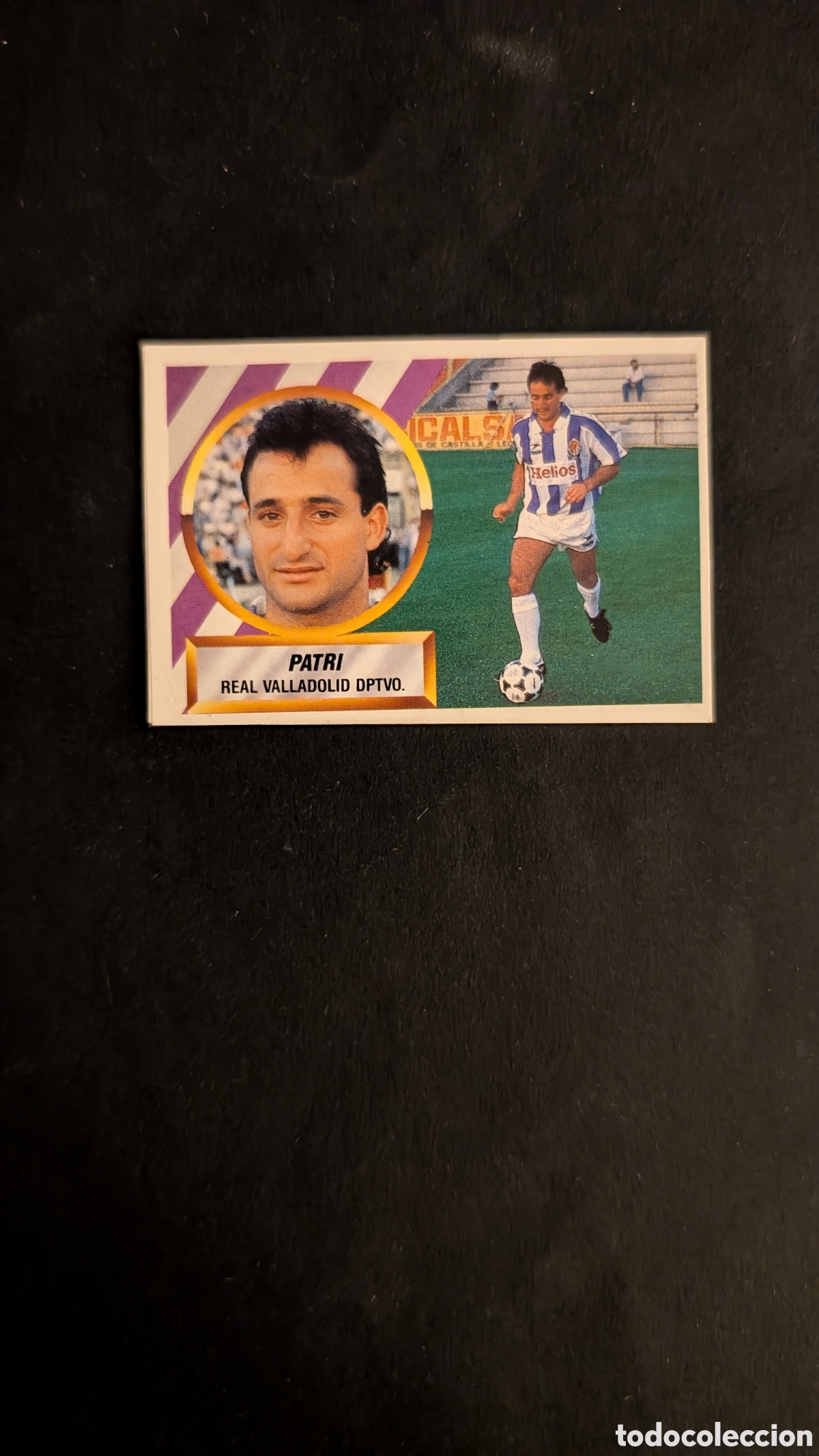 Fu&szlig;ball-Sticker: PATRI VALLADOLID COLOCA LIGA ESTE 1988/89 88 89 RECORTADO RECUPERADO