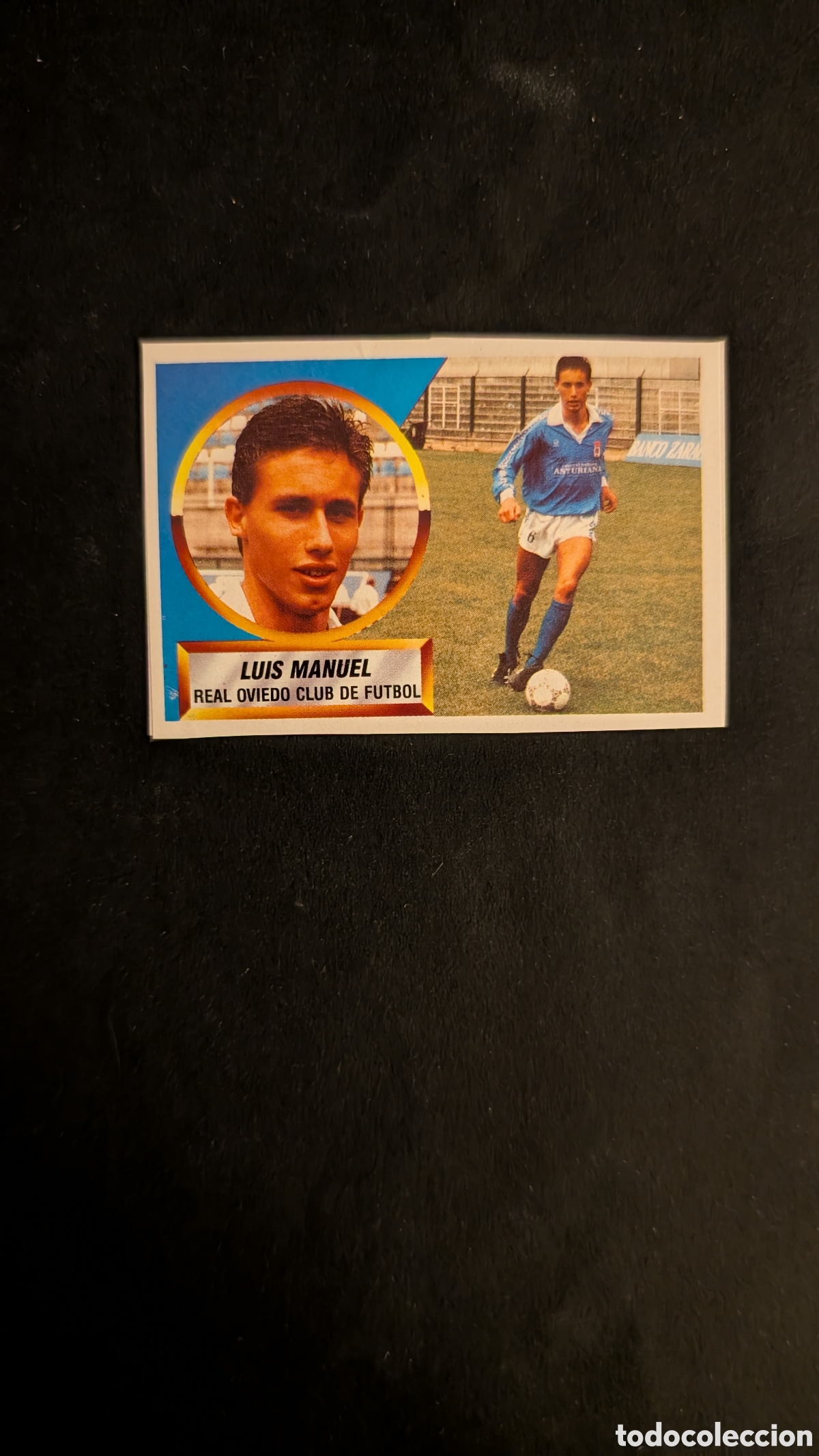 Football Stickers: LUIS MANUEL OVIEDO VERSION LIGA ESTE 1988/89 88 89 RECORTADO RECUPERADO
