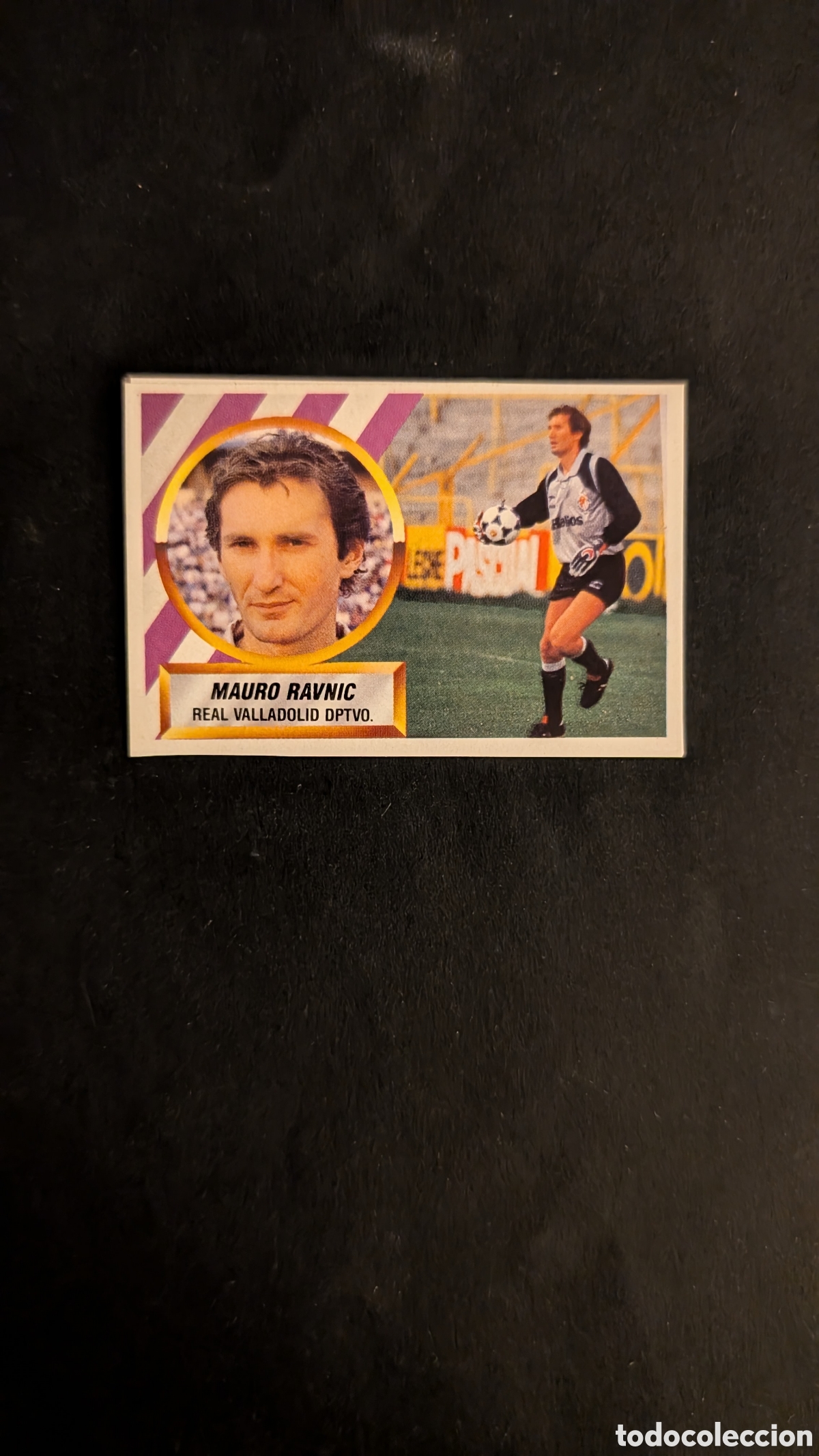 Football Stickers: MAURO RAVNIC VALLADOLID LIGA ESTE 1988/89 88 89 RECORTADO RECUPERADO