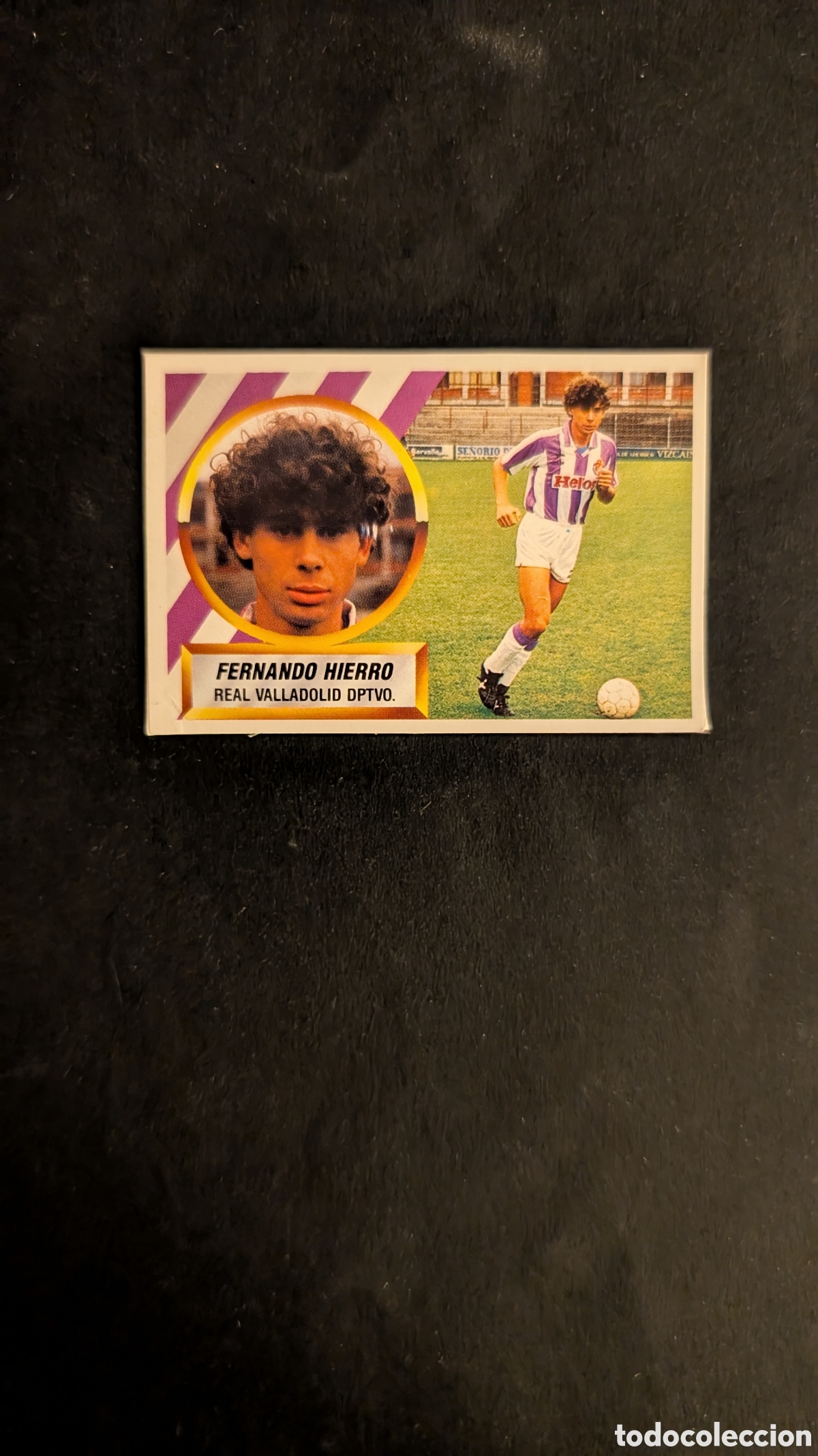 Cromos de Futebol: FERNANDO HIERRO ROOKIE VALLADOLID LIGA ESTE 1988/89 88 89 RECORTADO RECUPERADO