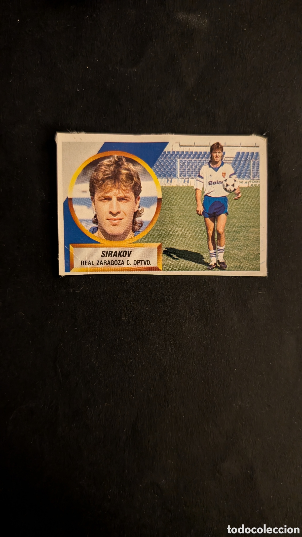 Cromos de Futebol: SIRAKOV ZARAGOZA LIGA ESTE 1988/89 88 89 RECORTADO RECUPERADO
