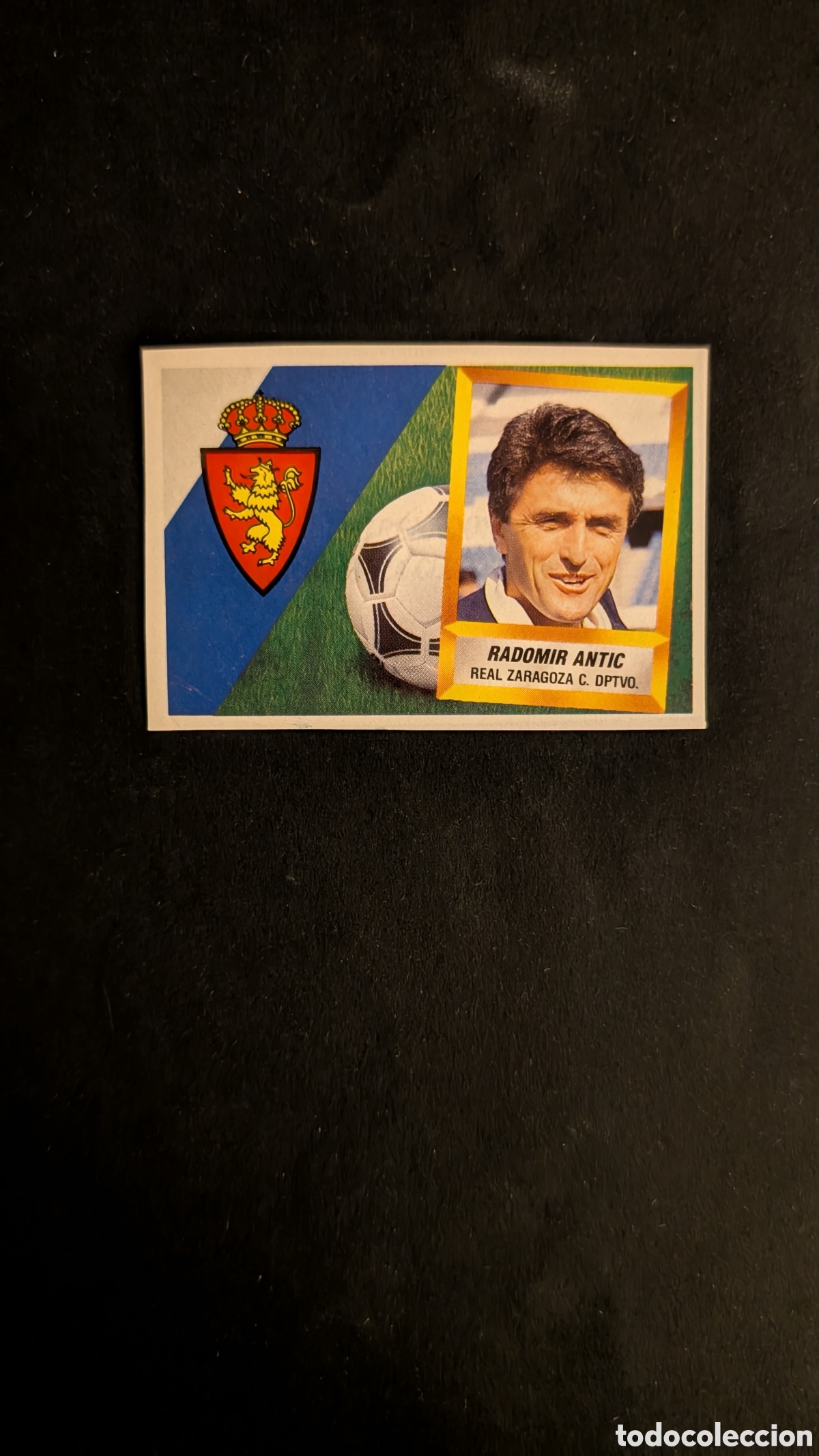 Cromos de Futebol: RADOMIR ANTIC ENTRENADOR ZARAGOZA LIGA ESTE 1988/89 88 89 RECORTADO RECUPERADO