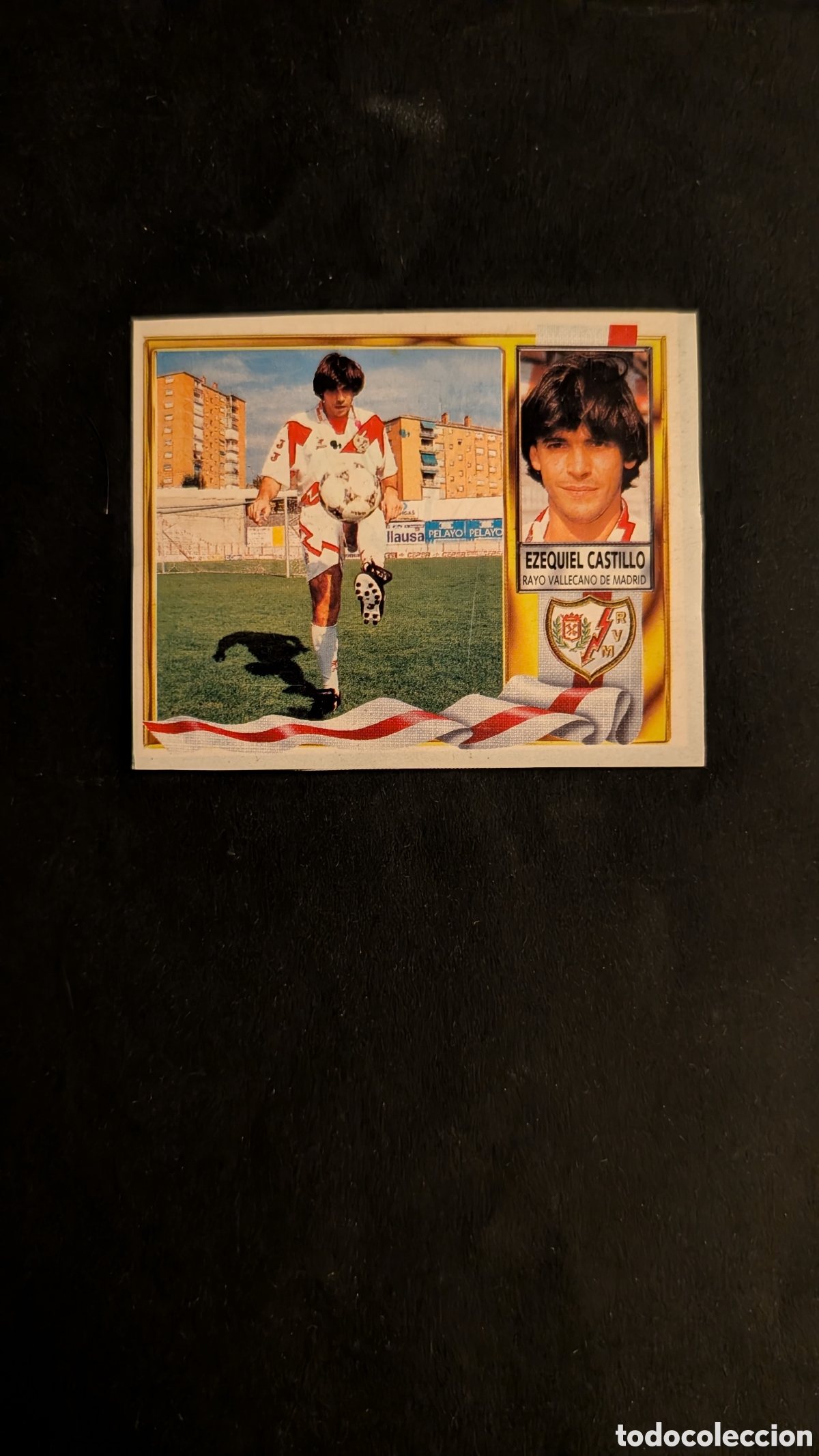 Cromos de Futebol: EZEQUIEL CASTILLO RAYO VALLECANO FICHAJE 26 LIGA ESTE 1995/96 95 96 RECORTADO