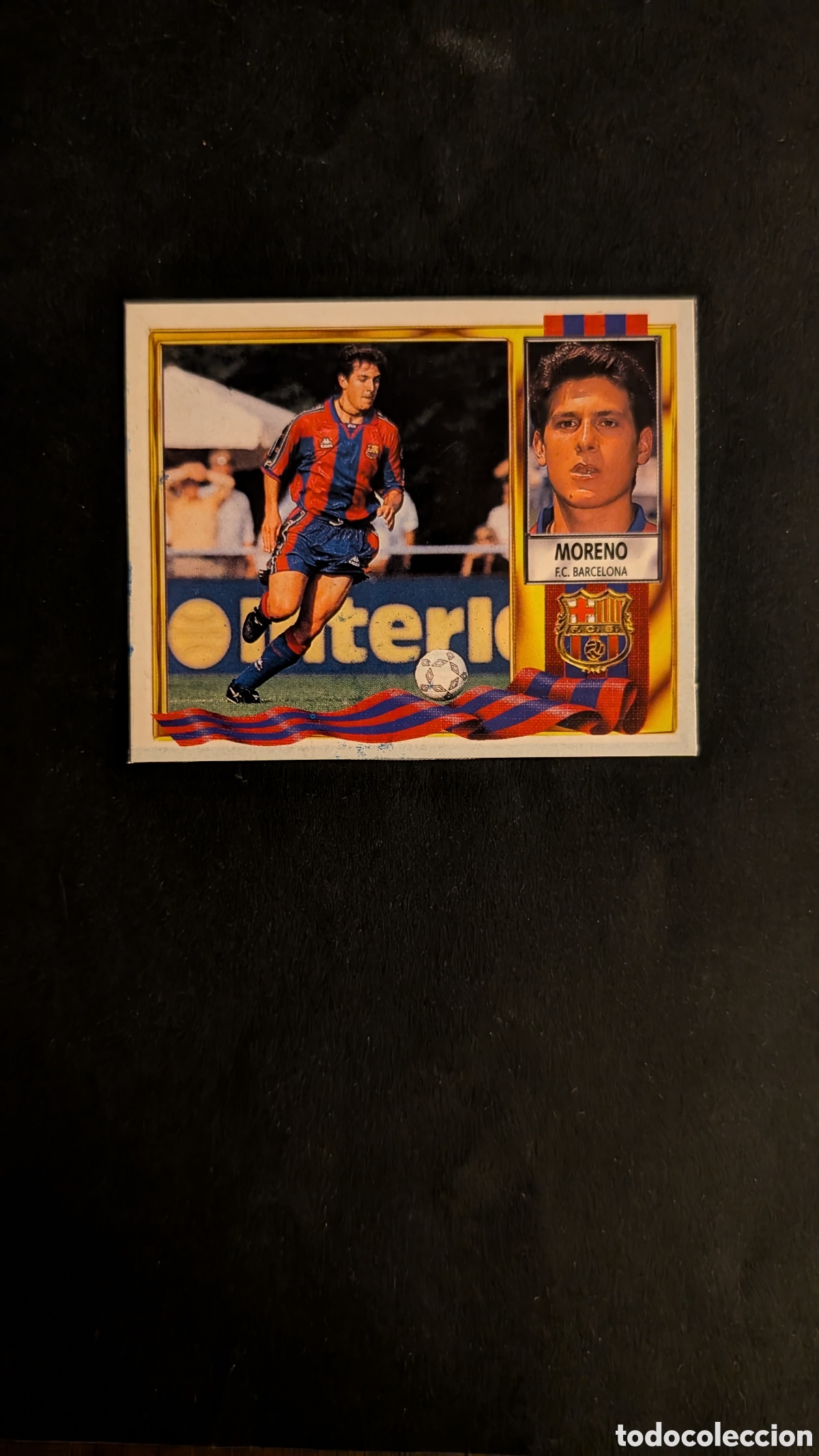 Cromos de Futebol: MORENO BARCELONA FICHAJE 28 LIGA ESTE 1995/96 95 96 RECORTADO