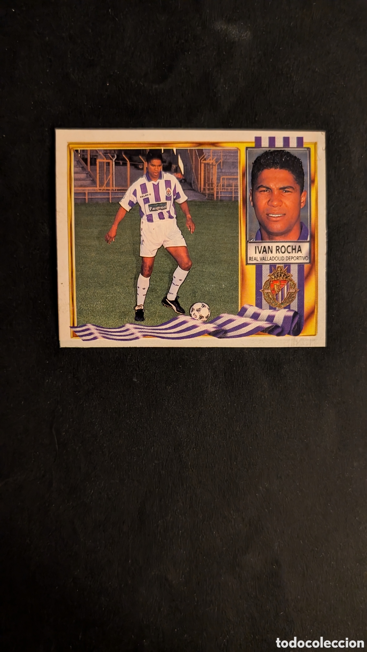 Cartes &agrave; collectionner de Football: IVAN ROCHA VALLADOLID FICHAJE 34 LIGA ESTE 1995/96 95 96 RECORTADO