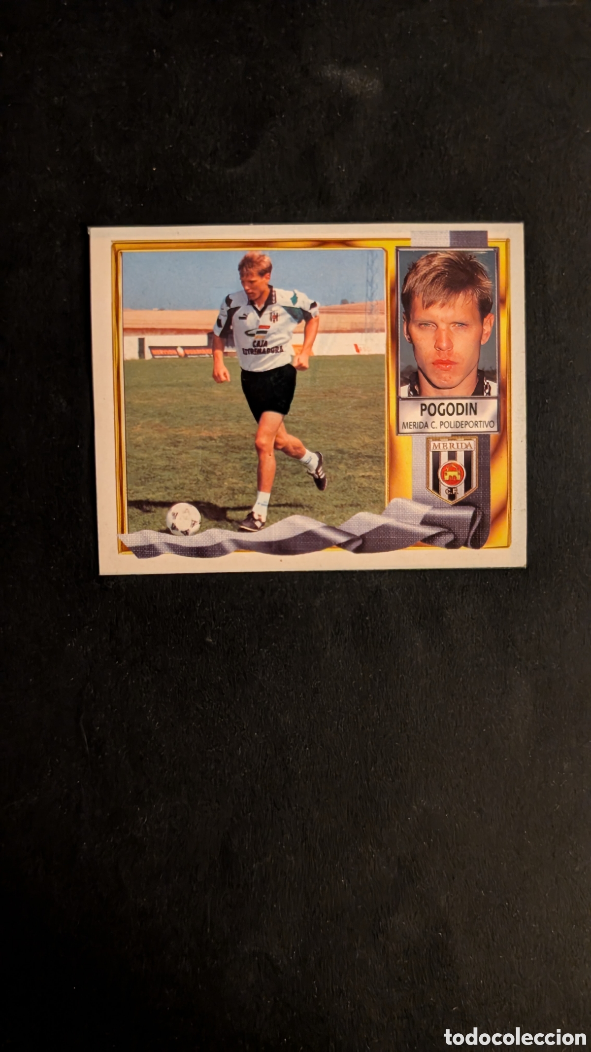 Cartes &agrave; collectionner de Football: POGODIN MERIDA FICHAJE 35 LIGA ESTE 1995/96 95 96 RECORTADO