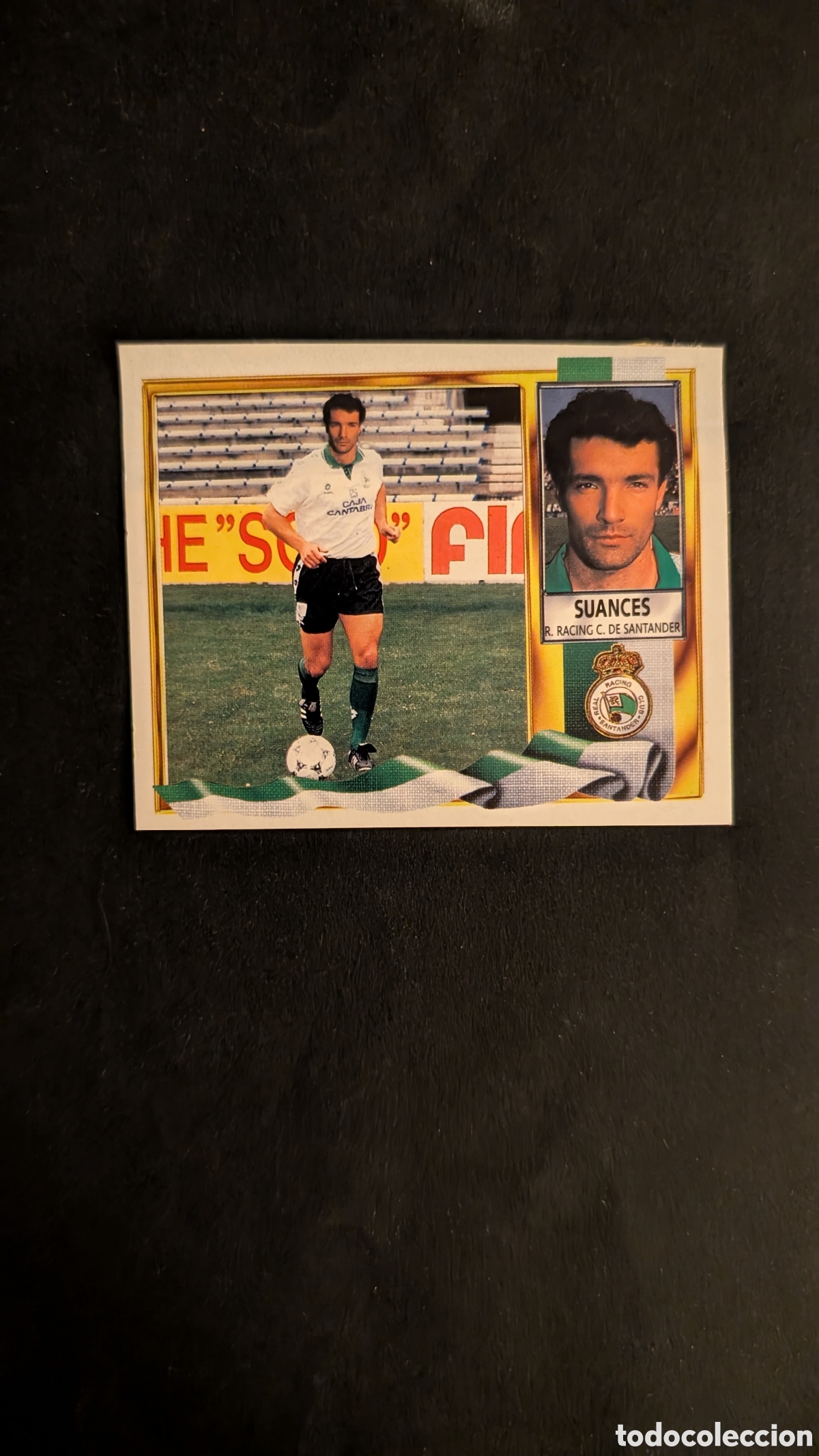 Cartes &agrave; collectionner de Football: SUANCES RACING SANTANDER FICHAJE 2 BIS LIGA ESTE 1995/96 95 96 VENTANILLA