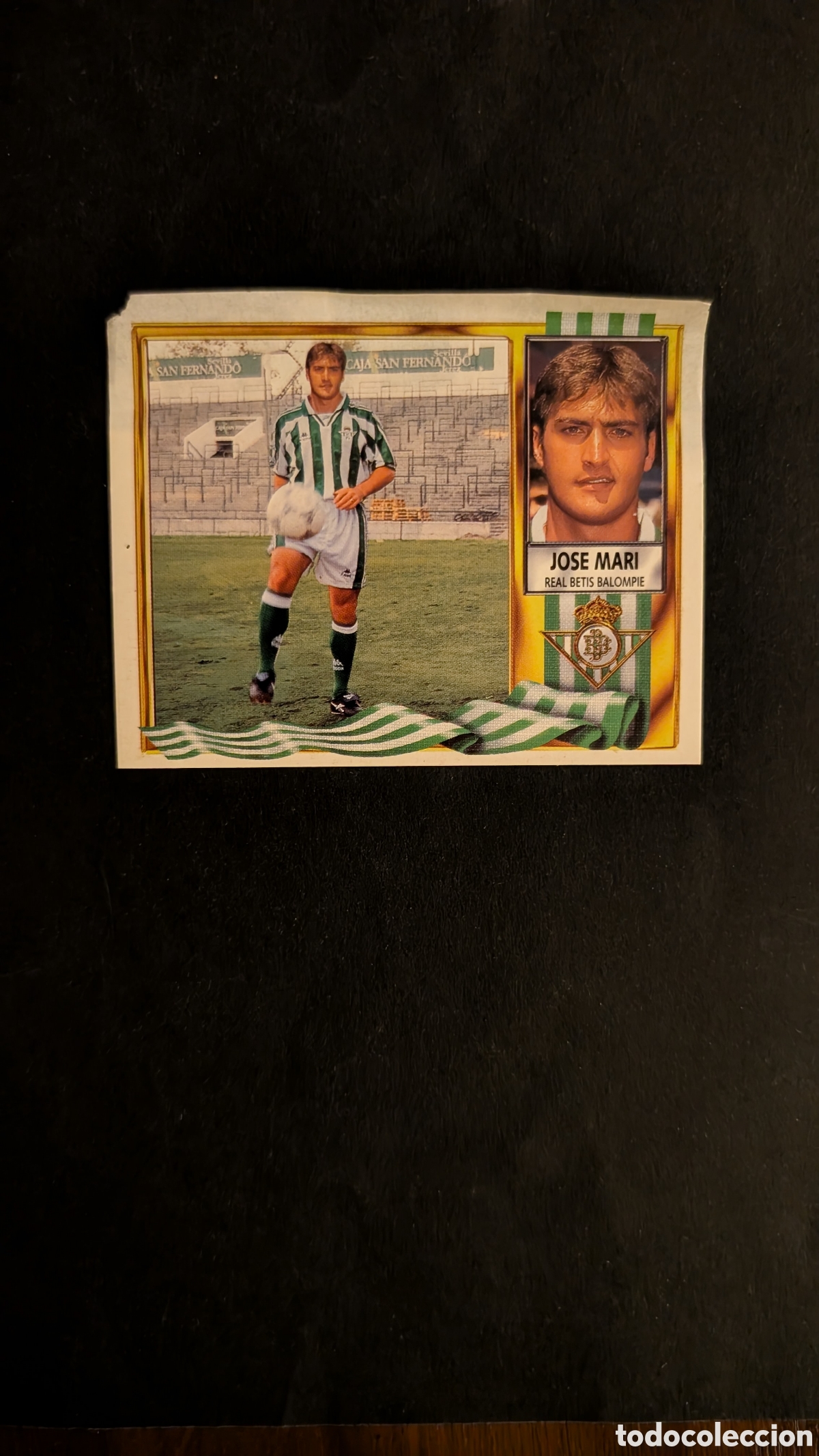 Fu&szlig;ball-Sticker: JOSE MARI BETIS COLOCA LIGA ESTE 1995/96 95 96 VENTANILLA