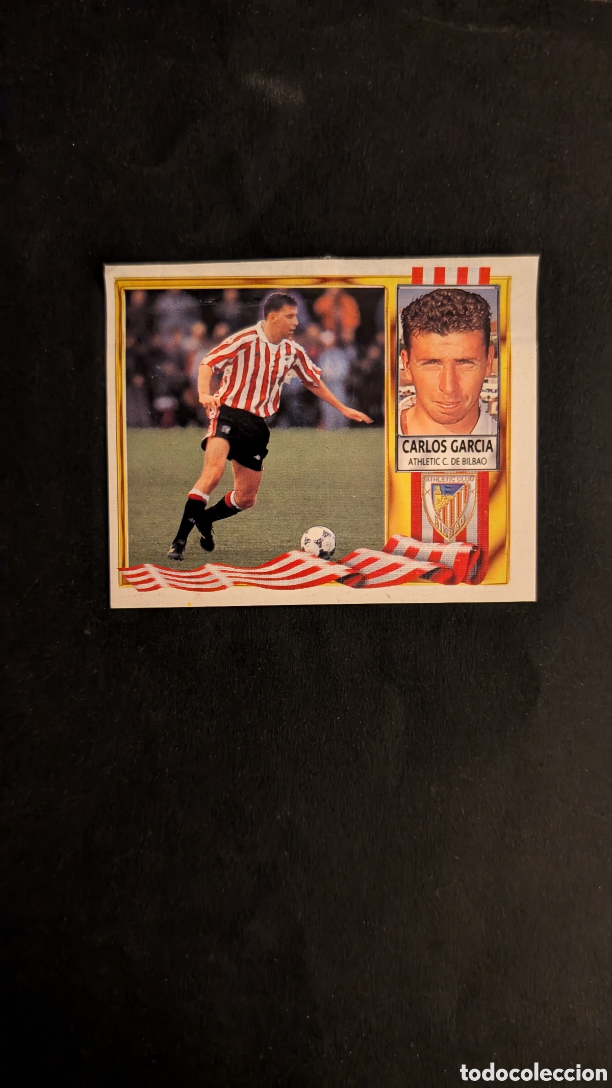 Fu&szlig;ball-Sticker: CARLOS GARCIA BILBAO COLOCA LIGA ESTE 1995/96 95 96 VENTANILLA