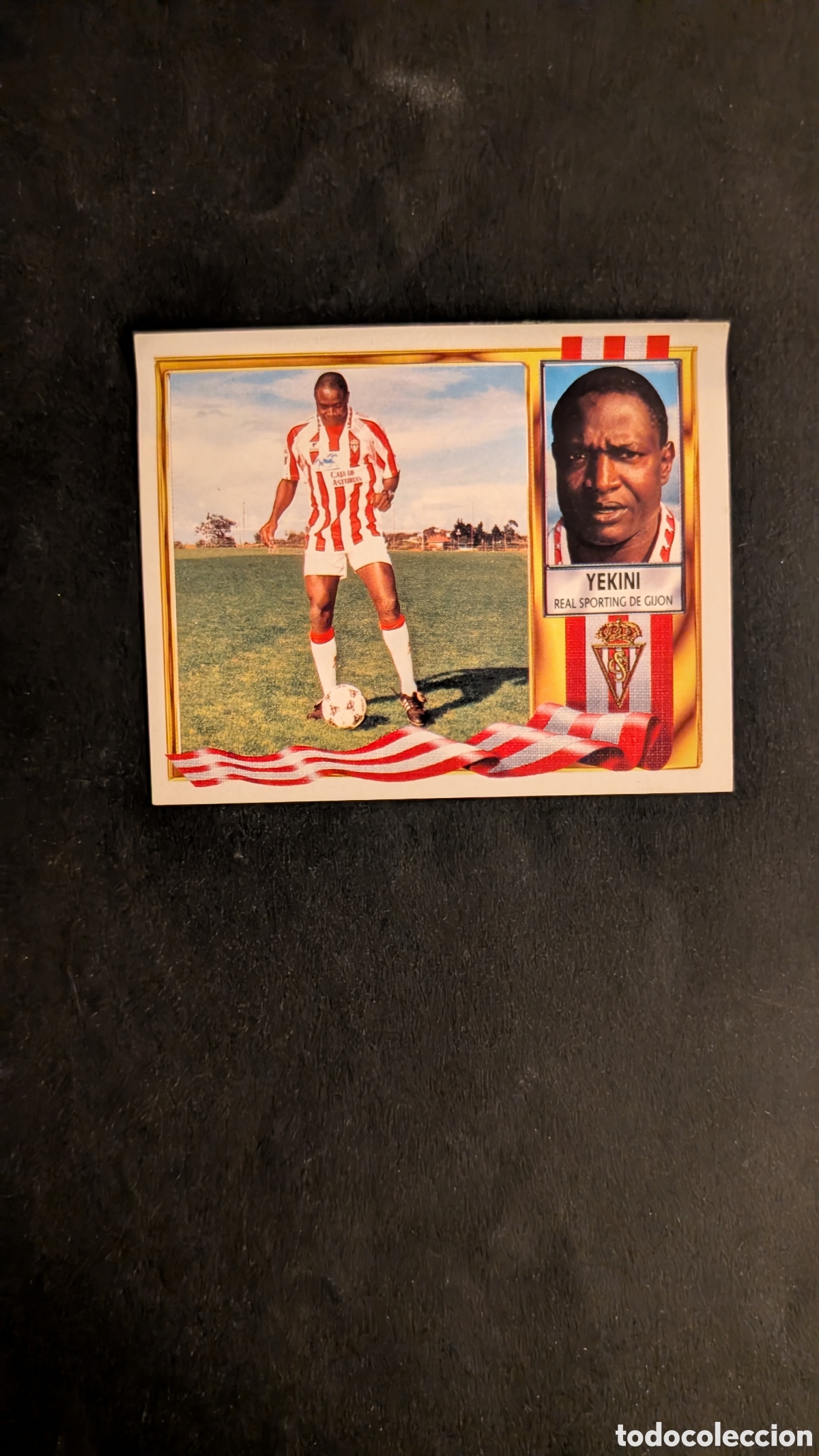 Cromos de f&uacute;tbol: YEKINI SPORTING GIJON COLOCA LIGA ESTE 1995/96 95 96 VENTANILLA