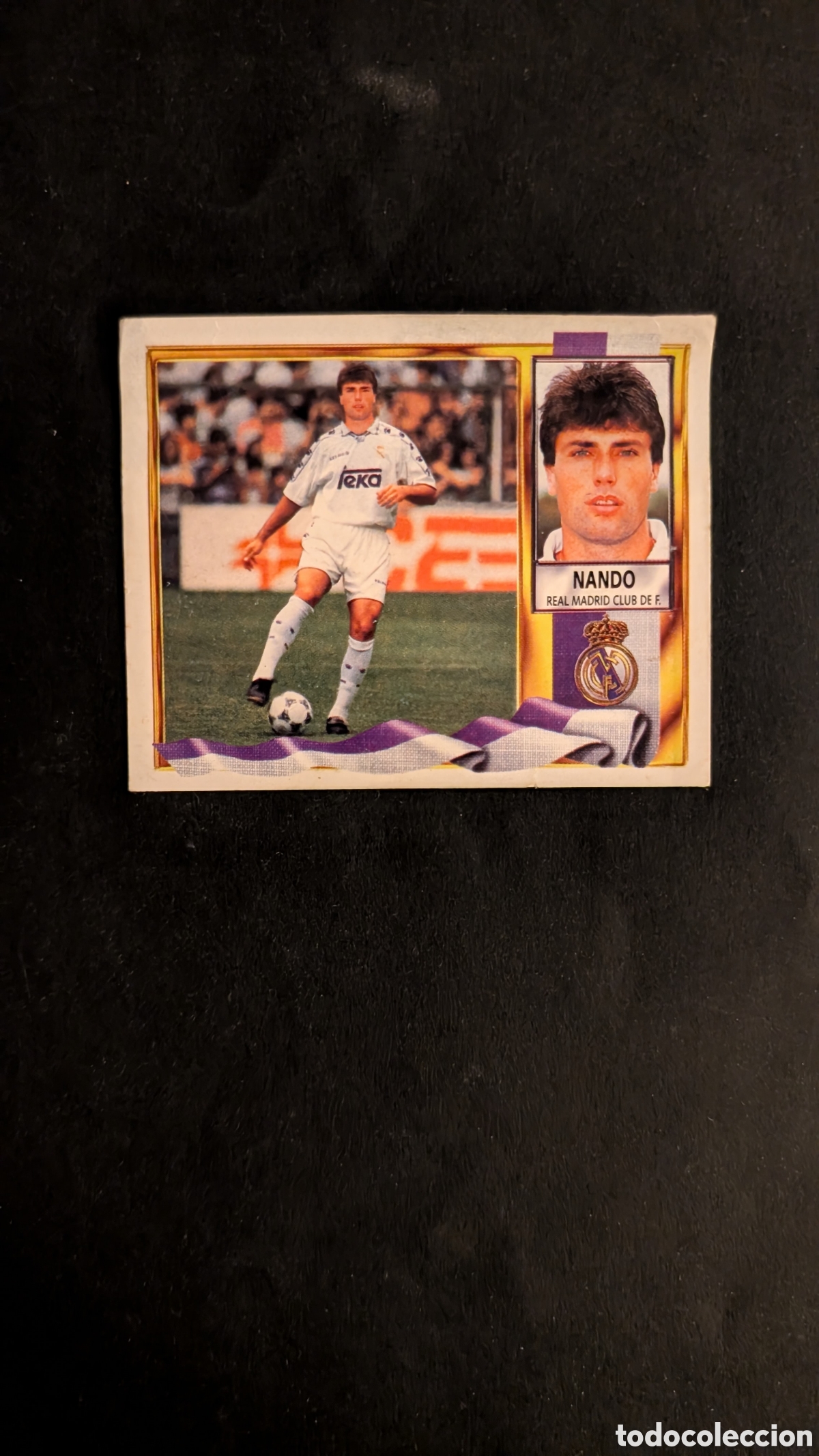 Football Stickers: NANDO REAL MADRID COLOCA LIGA ESTE 1995/96 95 96 VENTANILLA