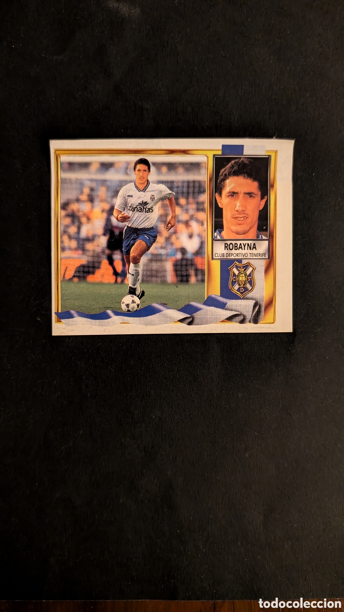 Cromos de f&uacute;tbol: ROBAYNA TENERIFE COLOCA LIGA ESTE 1995/96 95 96 VENTANILLA