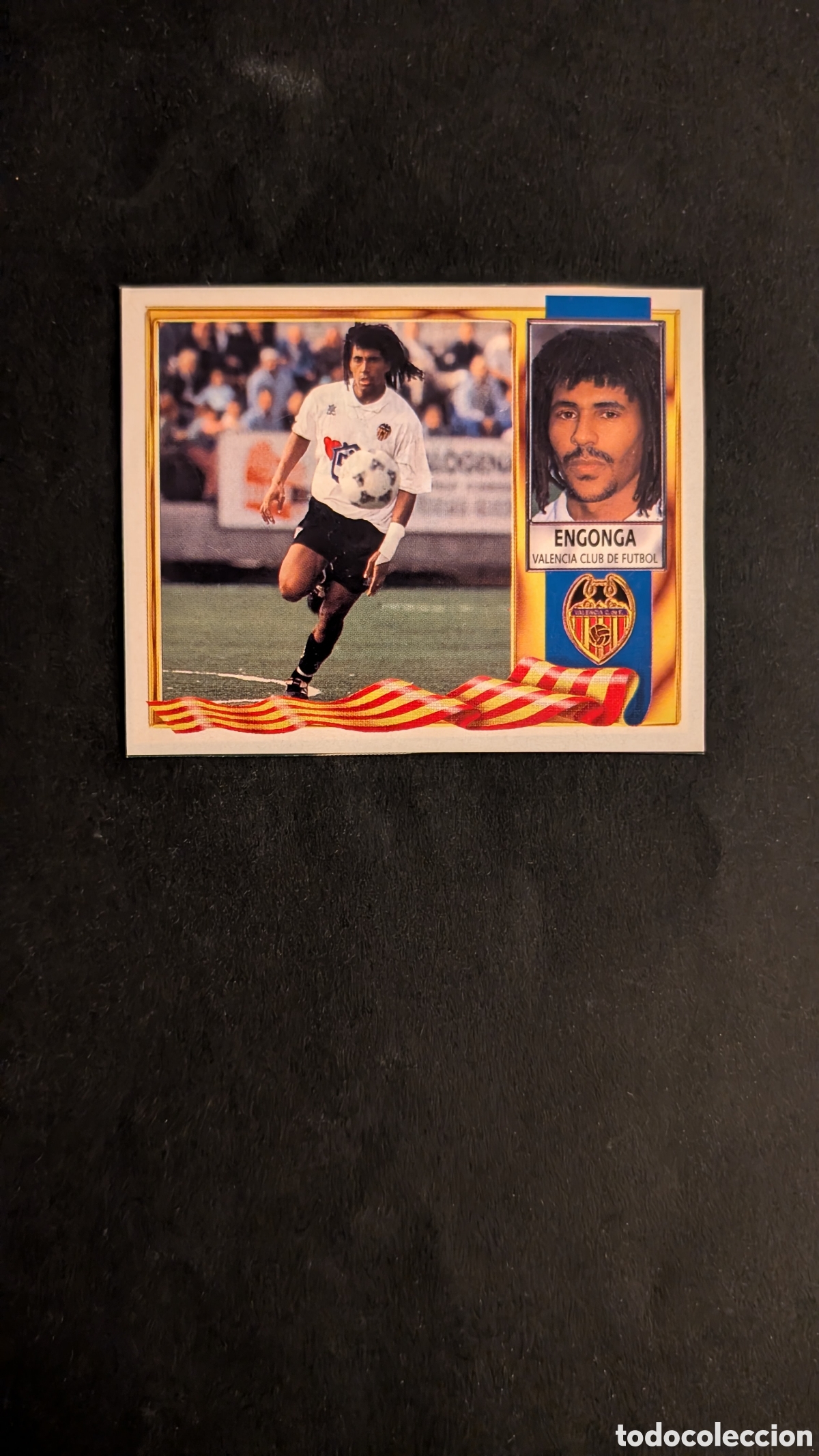 Football Stickers: ENGONGA VALENCIA COLOCA LIGA ESTE 1995/96 95 96 RECORTADO