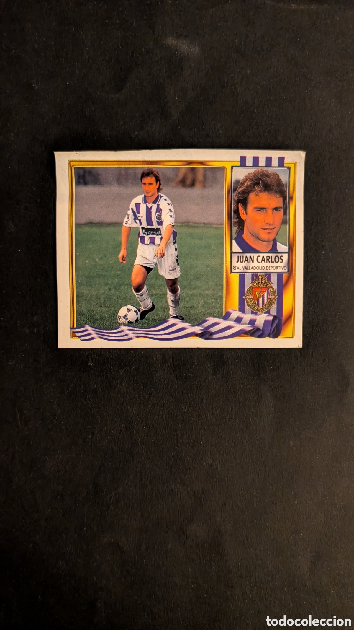 Fu&szlig;ball-Sticker: JUAN CARLOS VALLADOLID COLOCA LIGA ESTE 1995/96 95 96 VENTANILLA