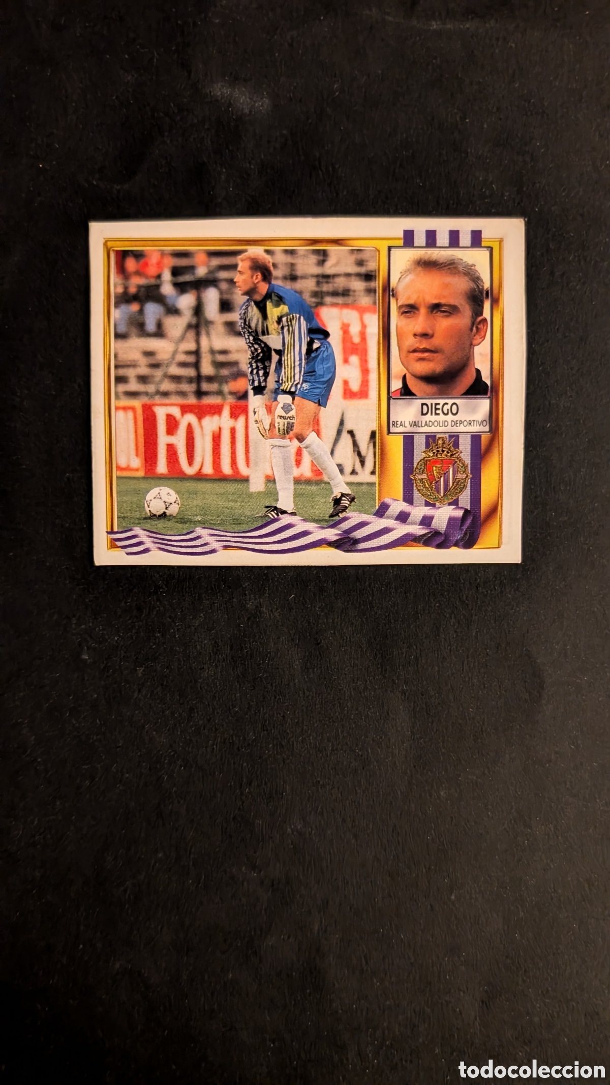Fu&szlig;ball-Sticker: DIEGO VALLADOLID COLOCA LIGA ESTE 1995/96 95 96 RECORTADO