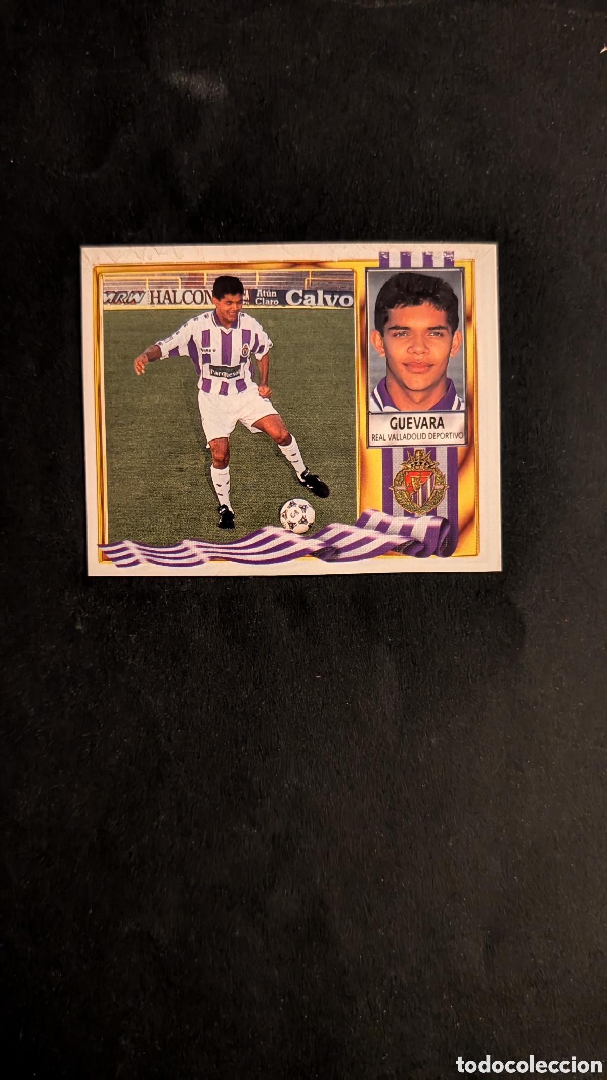 Fu&szlig;ball-Sticker: GUEVARA VALLADOLID COLOCA LIGA ESTE 1995/96 95 96 RECORTADO