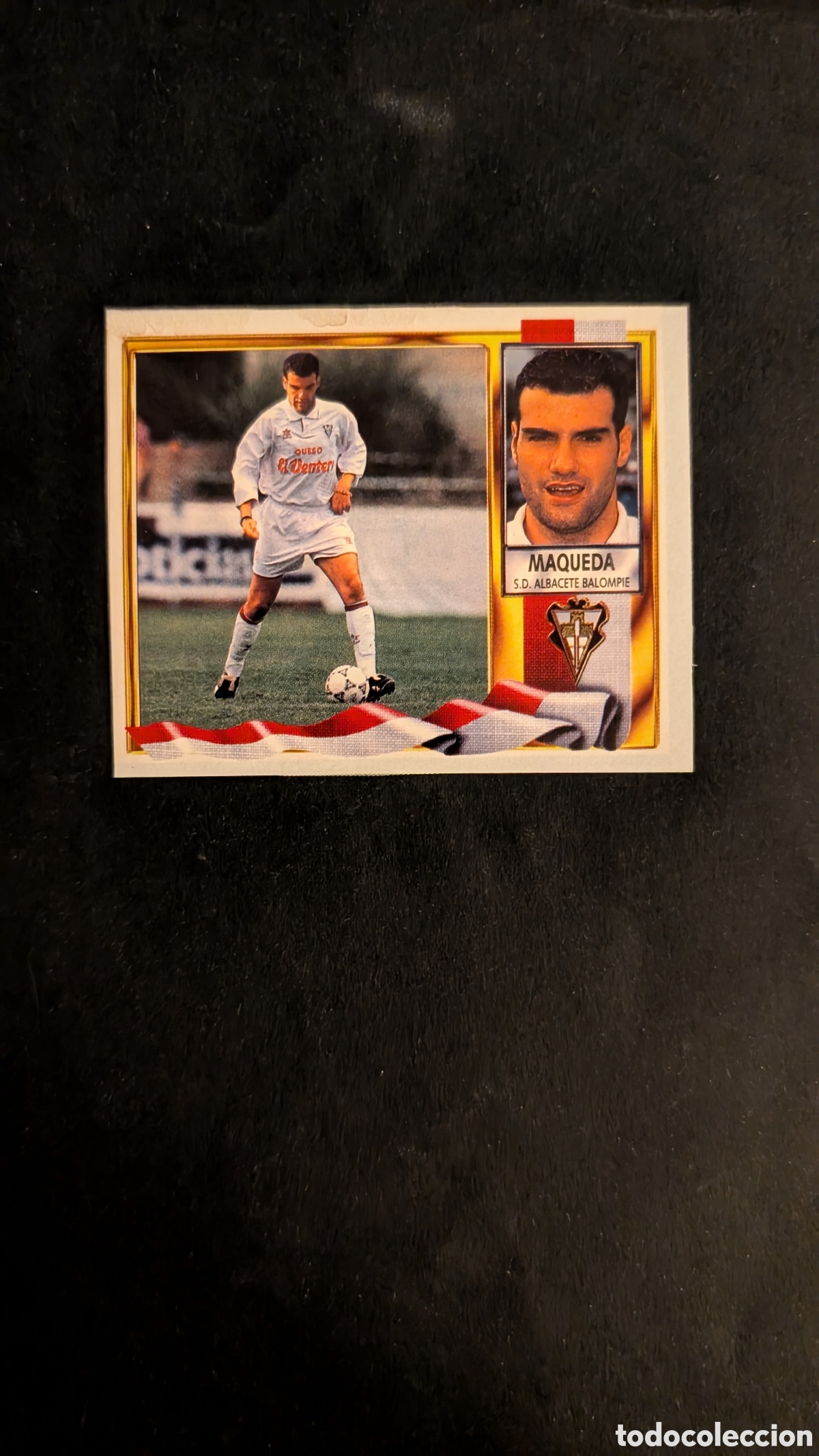 Fu&szlig;ball-Sticker: MAQUEDA ALBACETE VERSION LIGA ESTE 1995/96 95 96 RECORTADO