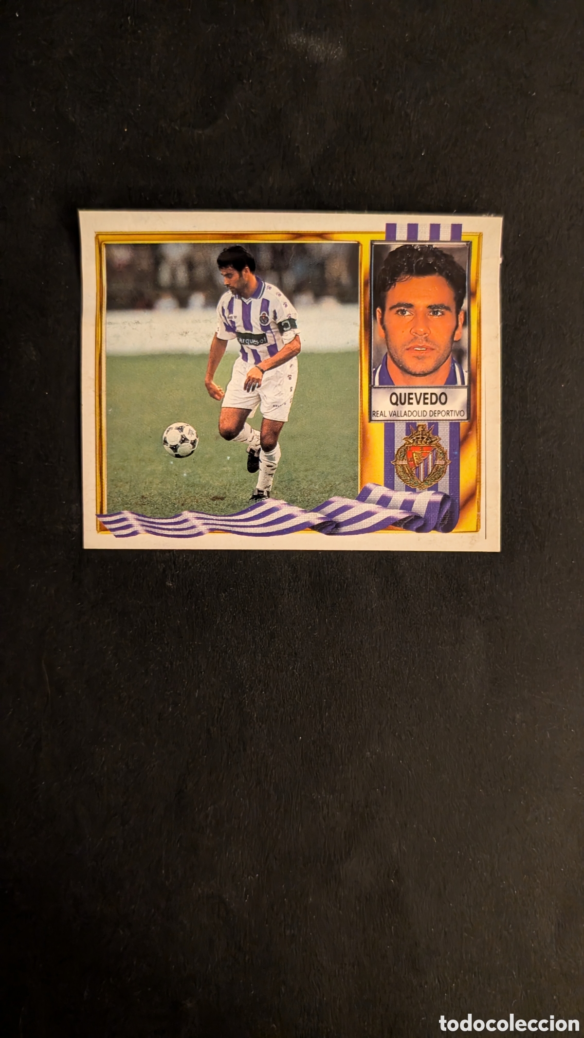 Fu&szlig;ball-Sticker: QUEVEDO VALLADOLID VERSION PARQUESOL LIGA ESTE 1995/96 95 96 VENTANILLA