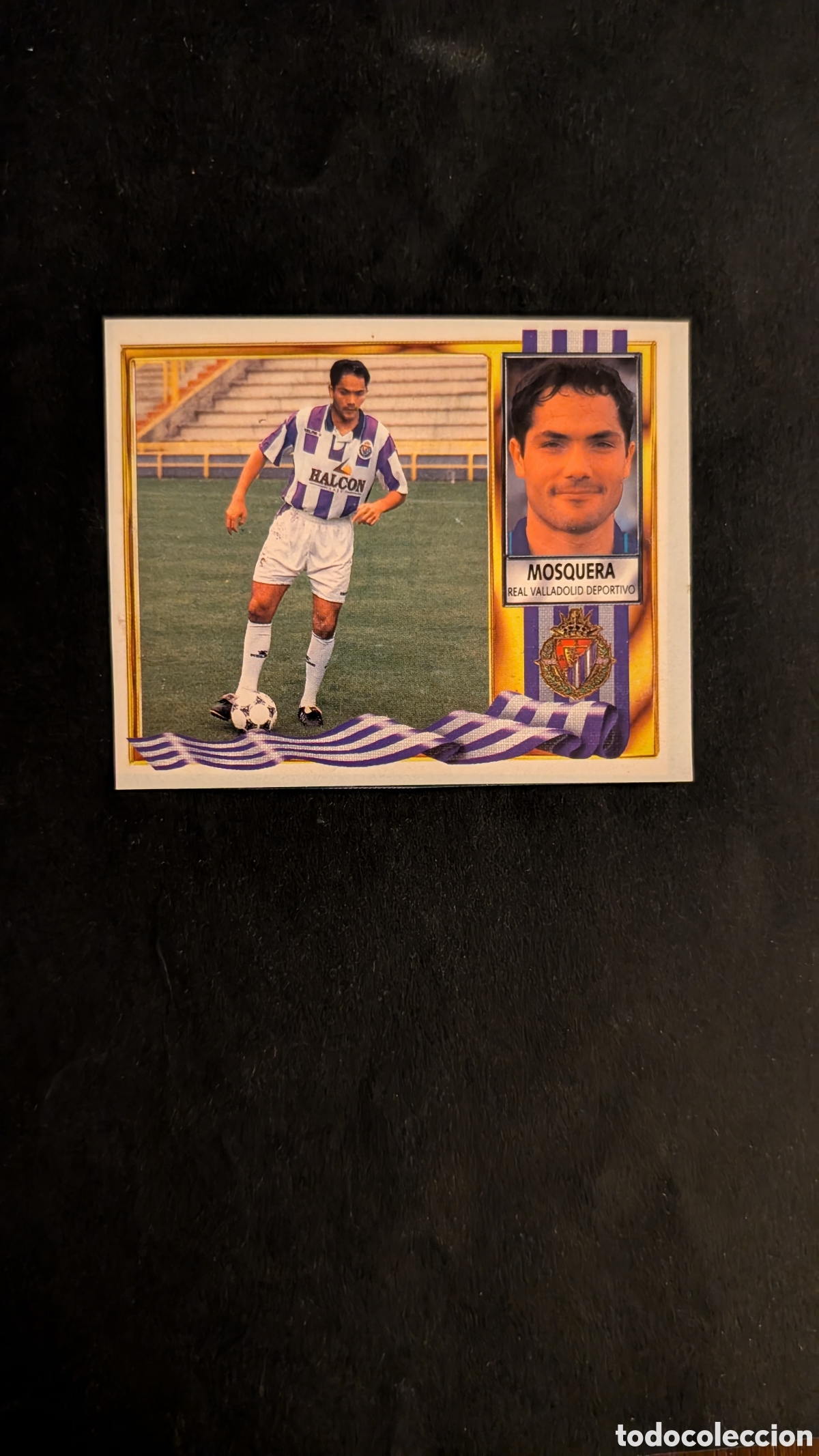 Figurine di Calcio: MOSQUERA VALLADOLID VERSION HALCON LIGA ESTE 1995/96 95 96 RECORTADO